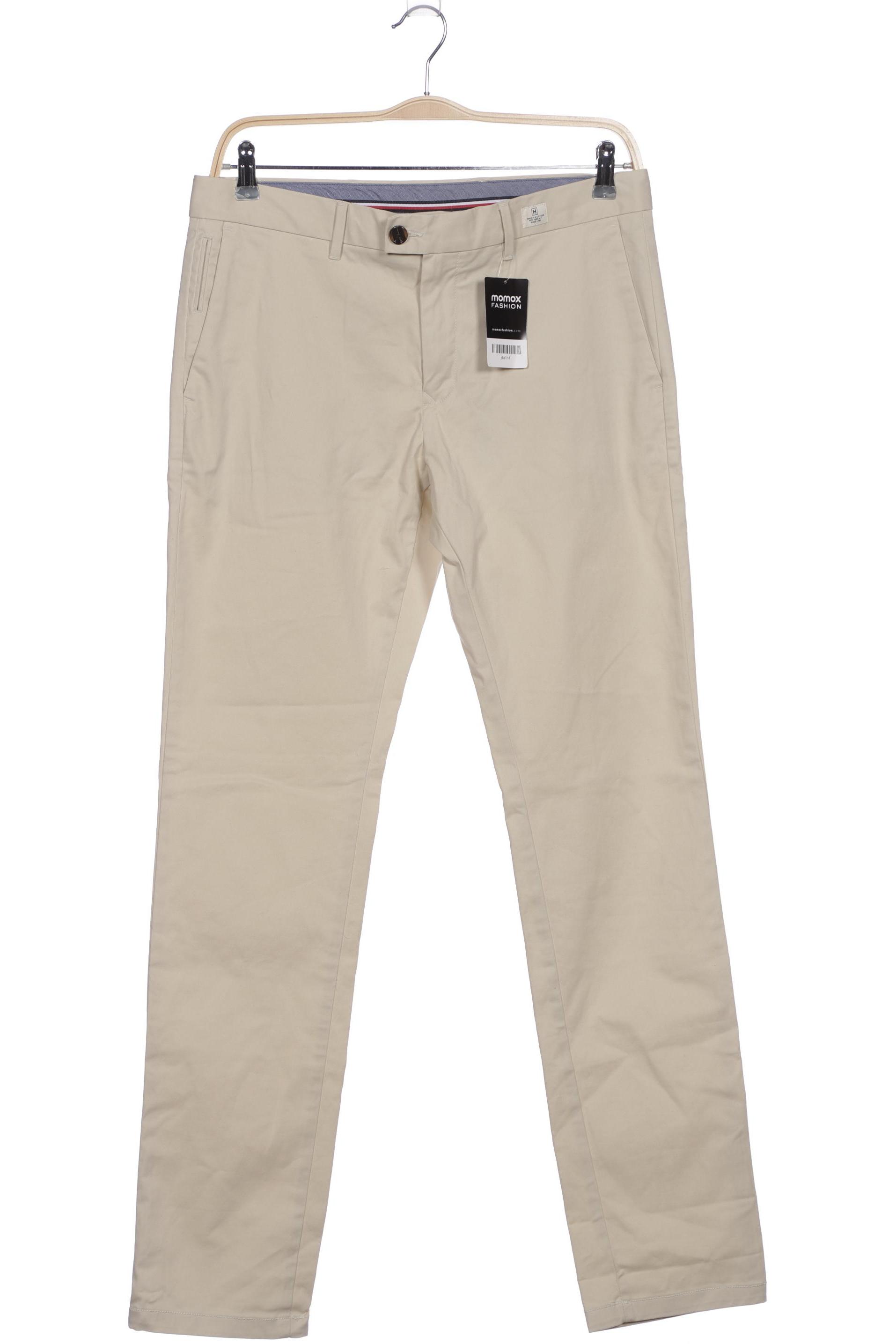 

Tommy Hilfiger Herren Stoffhose, cremeweiß, Gr. 34