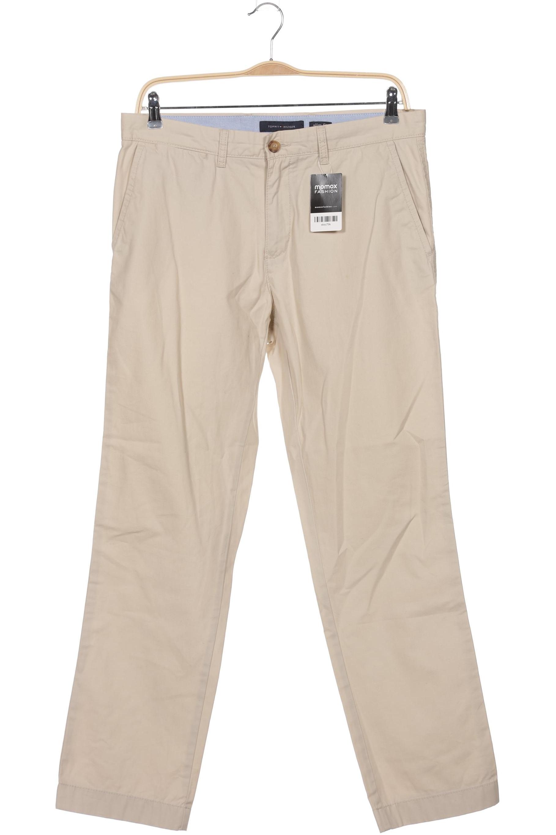 

Tommy Hilfiger Herren Stoffhose, cremeweiß, Gr. 34