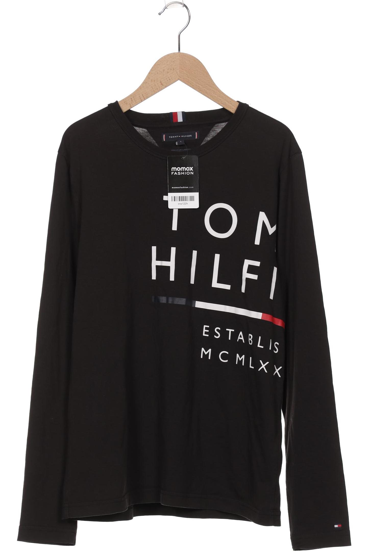 

Tommy Hilfiger Herren Langarmshirt, schwarz, Gr. 46