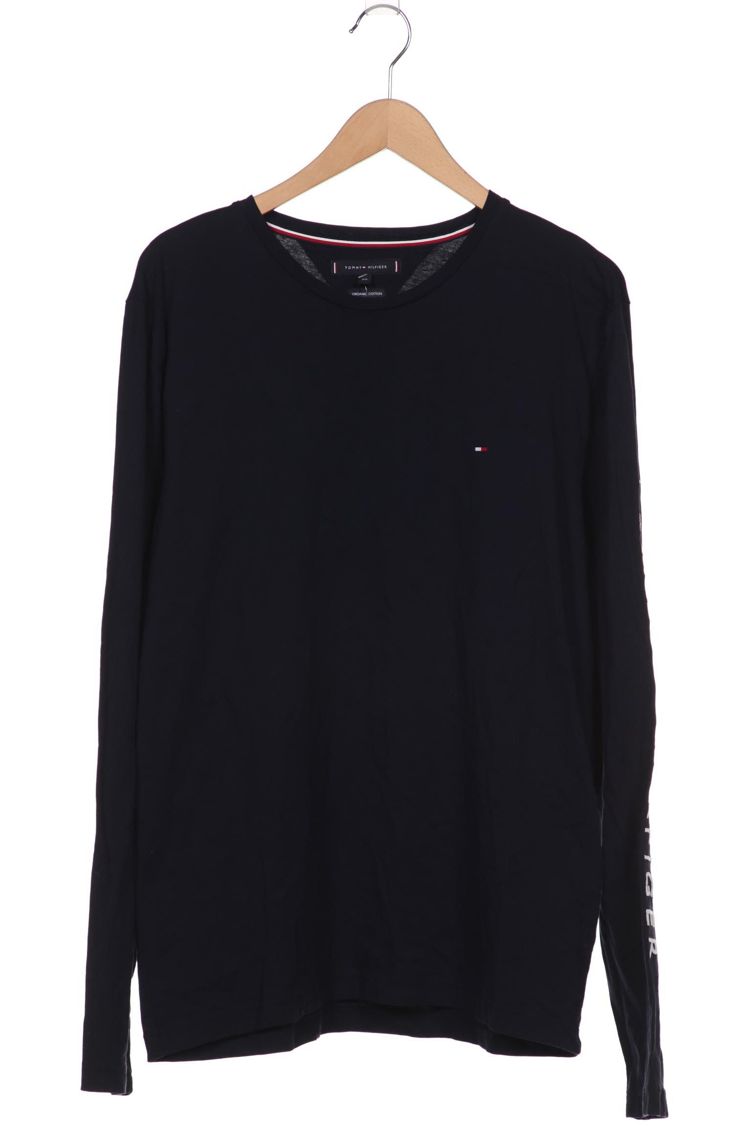 

Tommy Hilfiger Herren Langarmshirt, marineblau