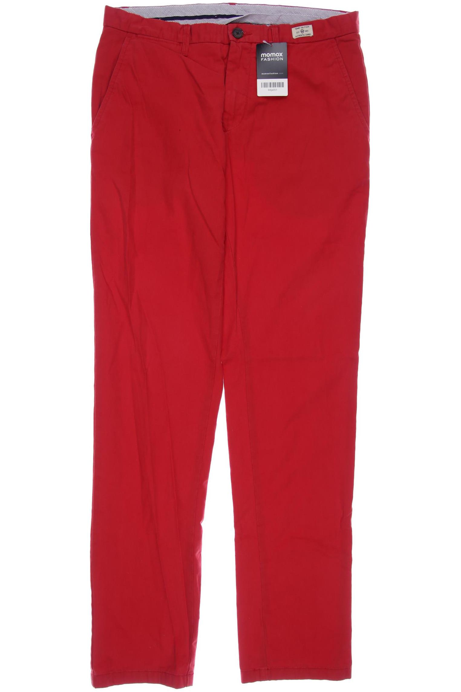 

Tommy Hilfiger Herren Stoffhose, rot