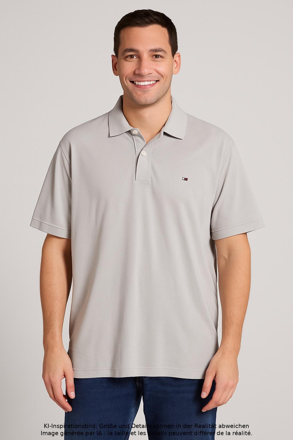 

Tommy Hilfiger Herren Poloshirt, grau, Gr. 56