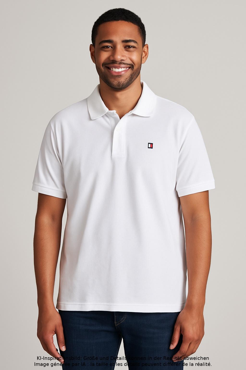 

Tommy Hilfiger Herren Poloshirt, weiß, Gr. 54