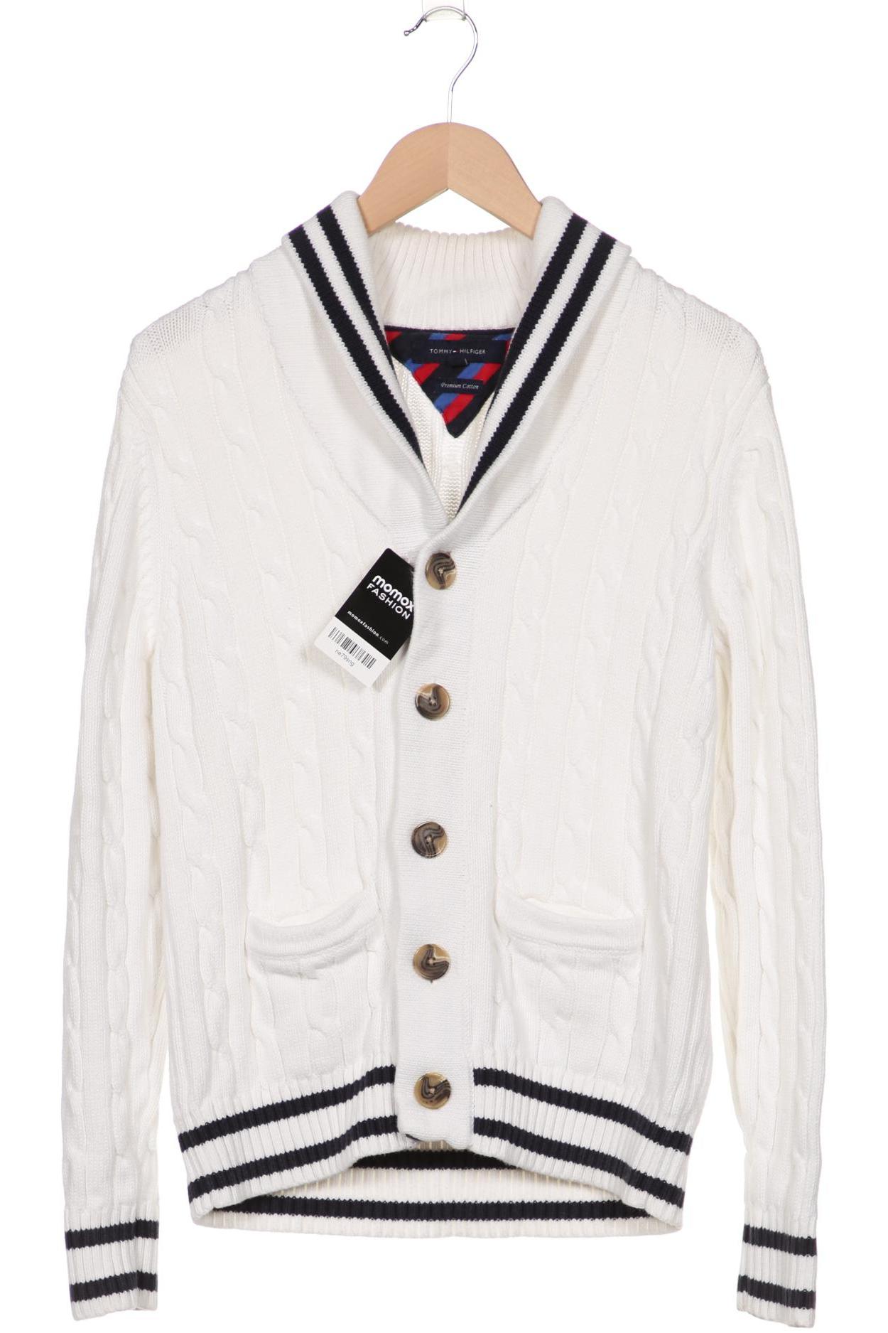 

Tommy Hilfiger Herren Strickjacke, weiß, Gr. 46
