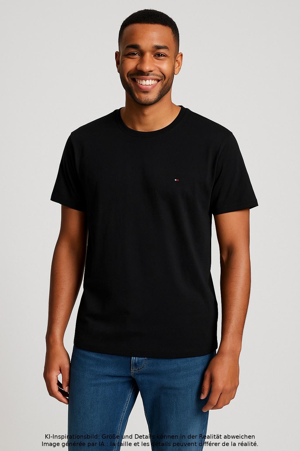 

Tommy Hilfiger Herren T-Shirt, schwarz, Gr. 48