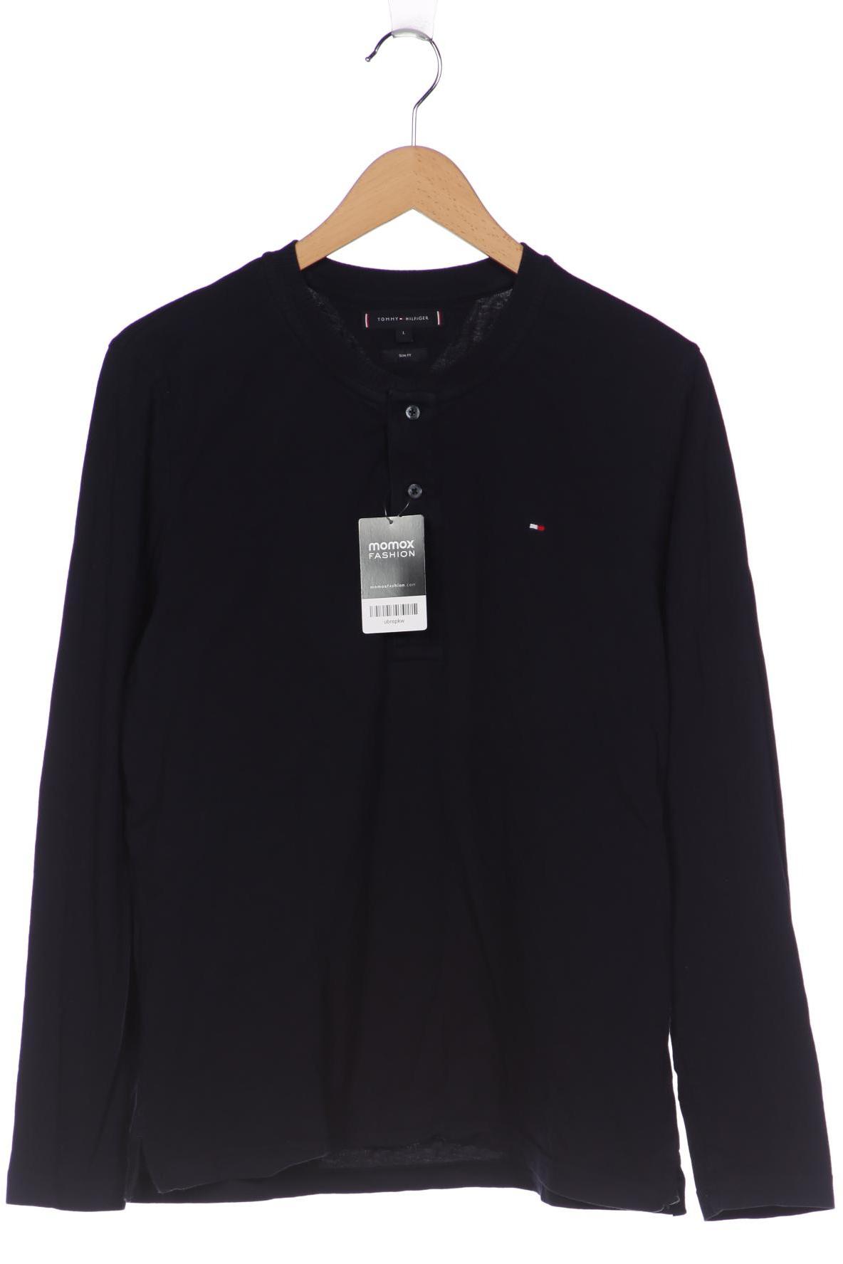 

Tommy Hilfiger Herren Langarmshirt, marineblau