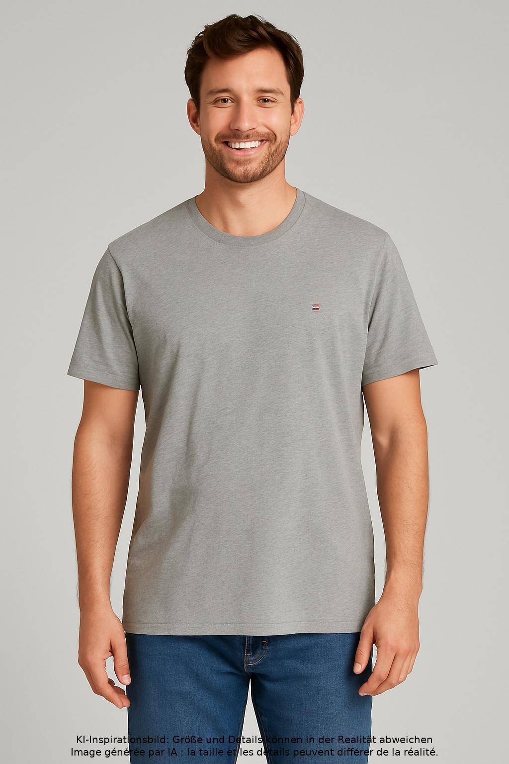 

Tommy Hilfiger Herren T-Shirt, grau, Gr. 56