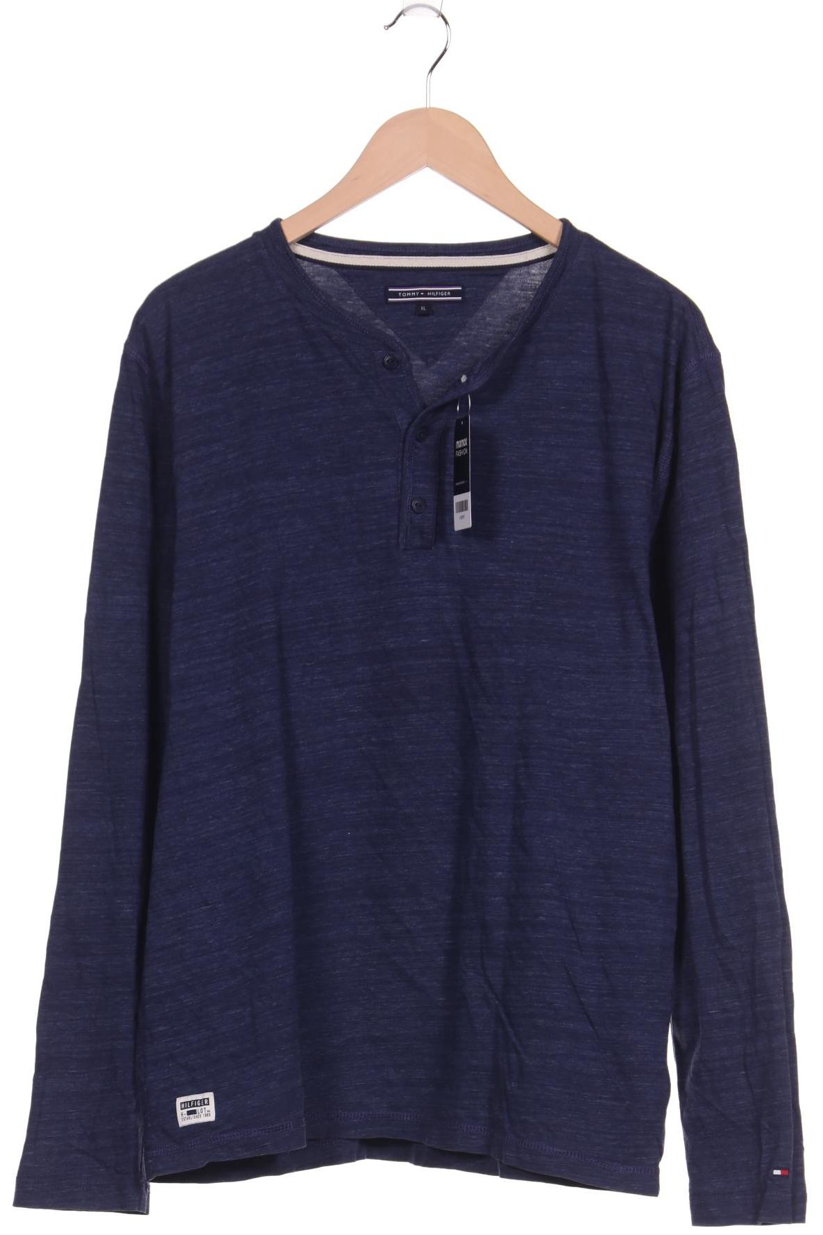 

Tommy Hilfiger Herren Langarmshirt, marineblau