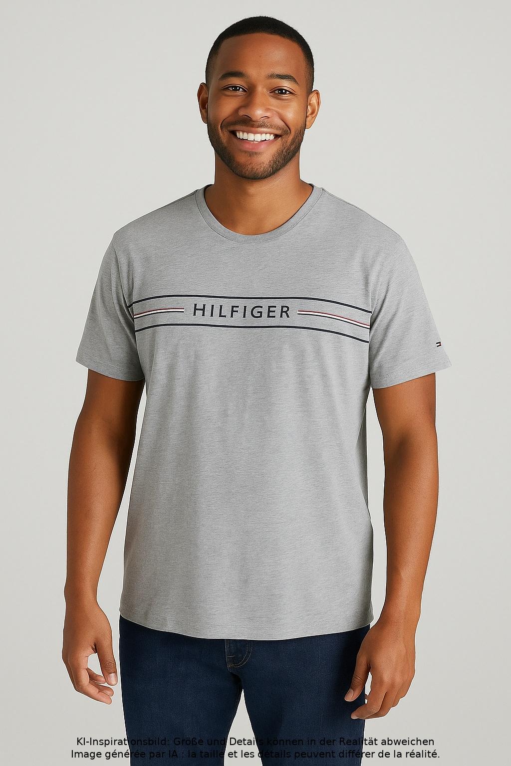 

Tommy Hilfiger Herren T-Shirt, grau, Gr. 54