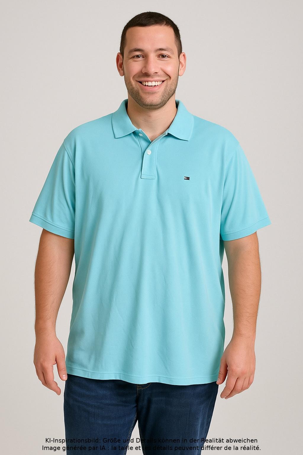 

Tommy Hilfiger Herren Poloshirt, hellblau, Gr. 56