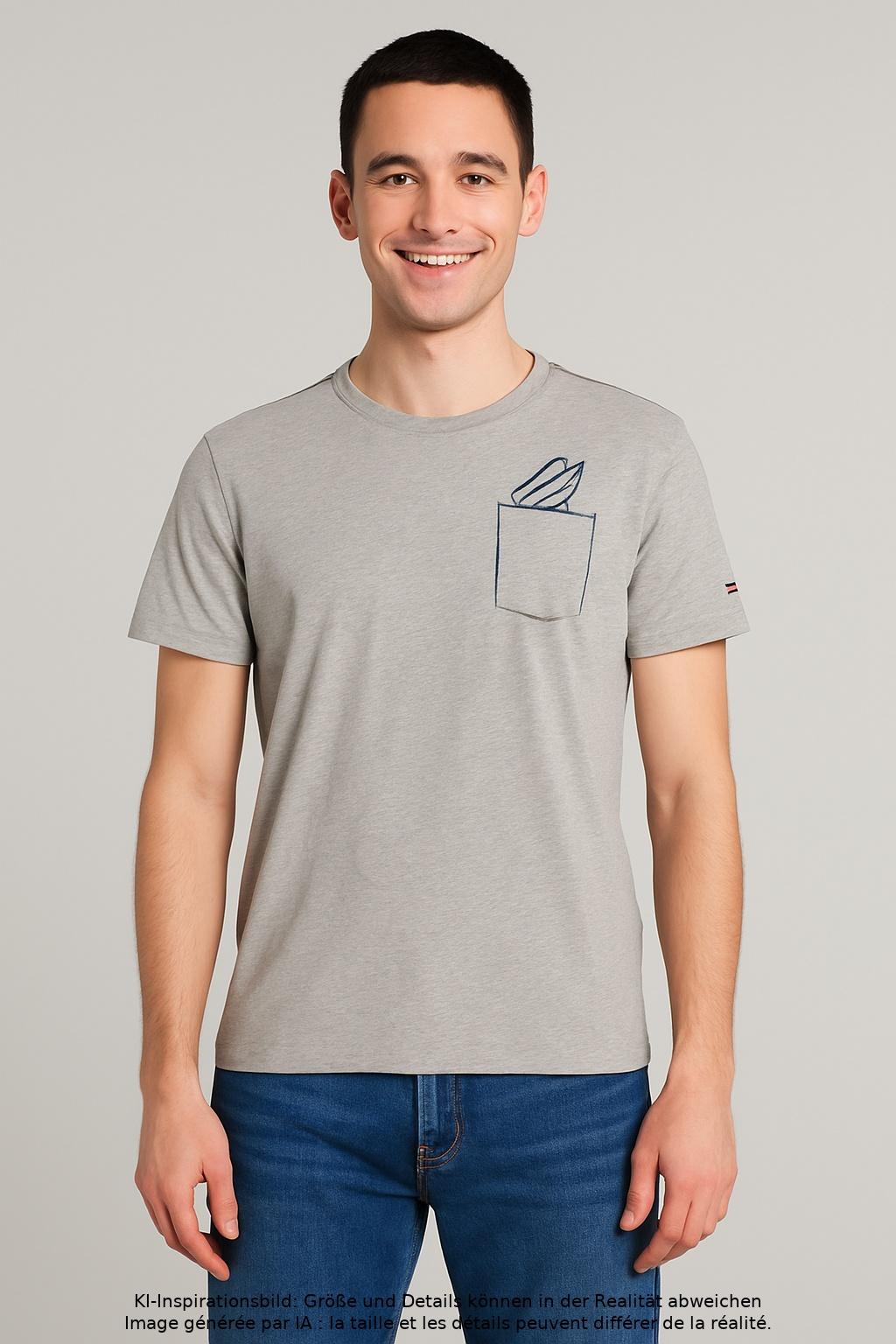 

Tommy Hilfiger Herren T-Shirt, grau, Gr. 46