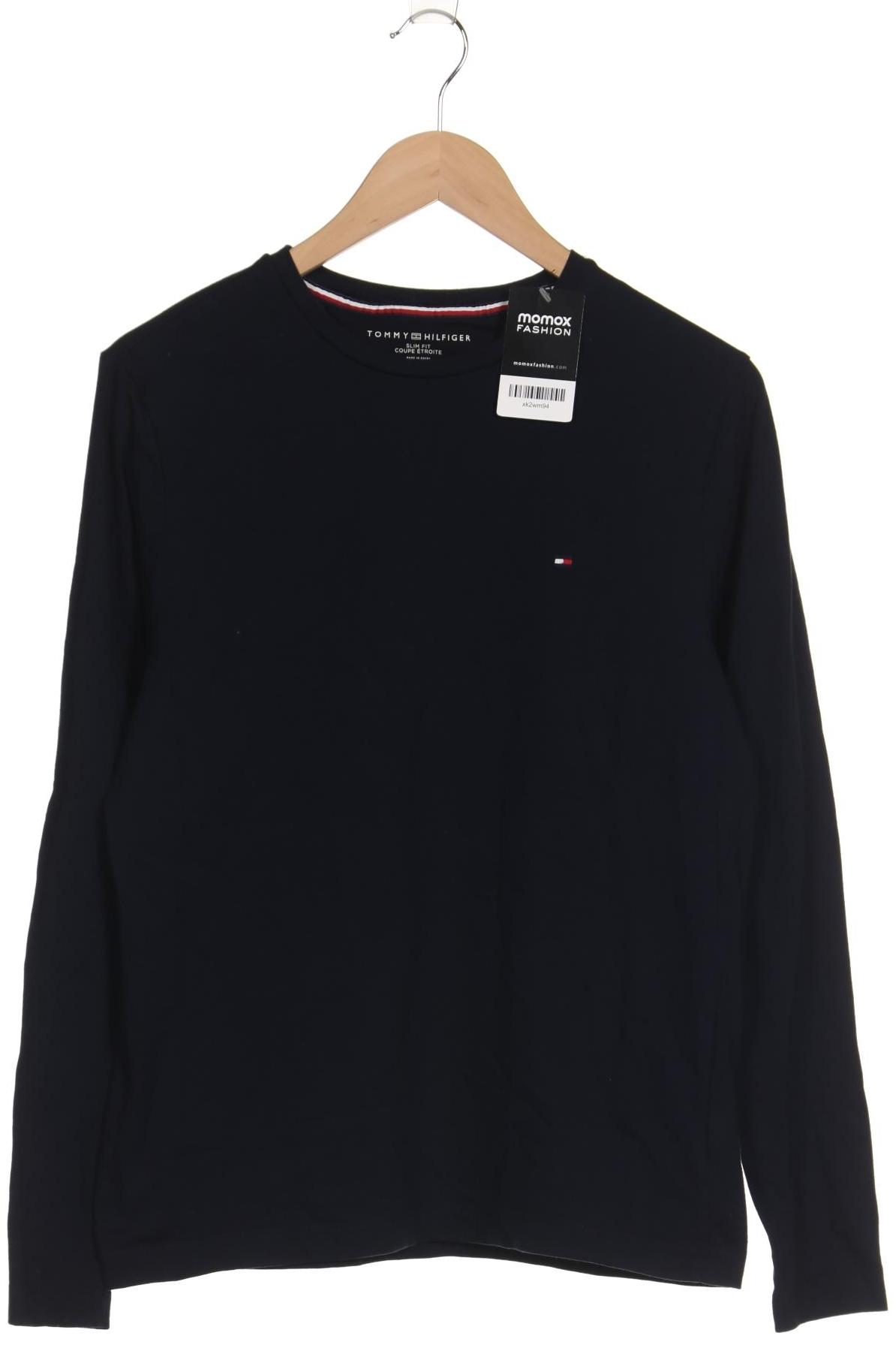 

Tommy Hilfiger Herren Langarmshirt, marineblau, Gr. 46