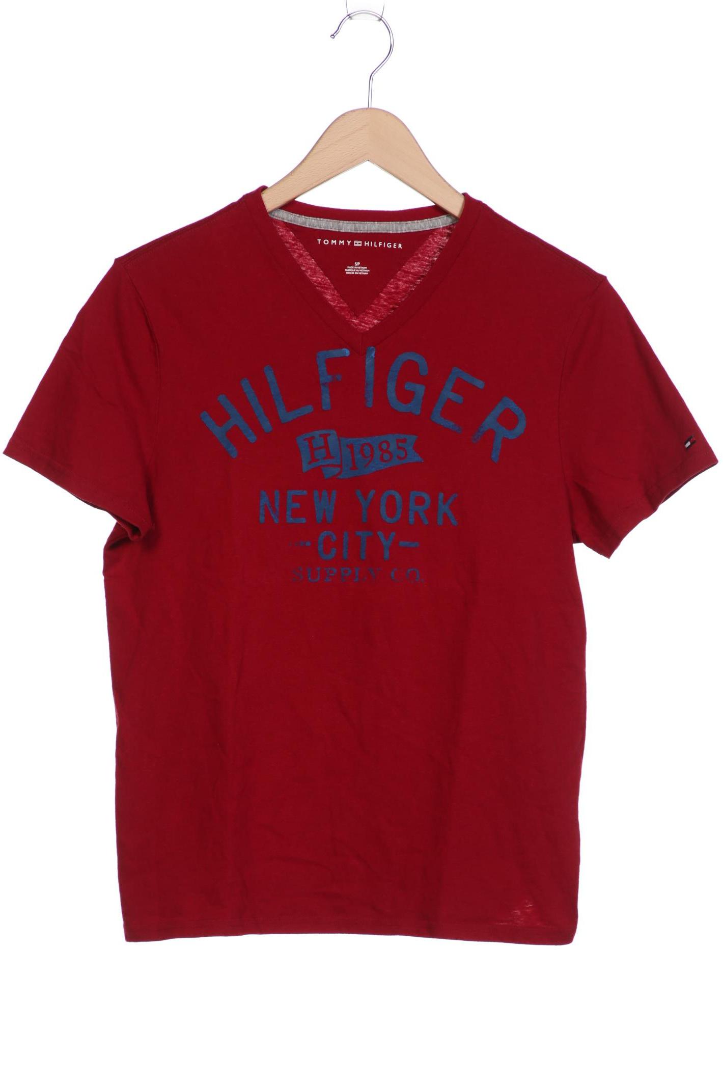 

Tommy Hilfiger Herren T-Shirt, bordeaux, Gr. 46