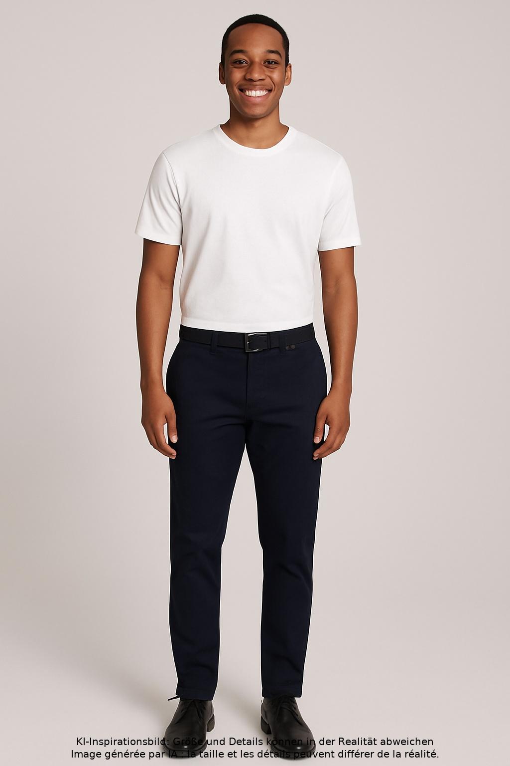 

Tommy Hilfiger Herren Stoffhose, marineblau, Gr. 34