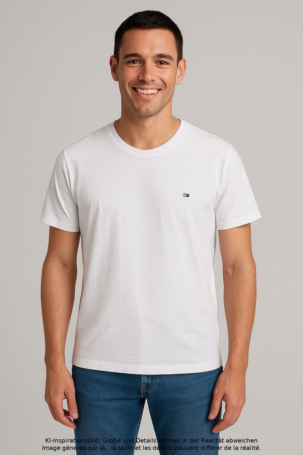 

Tommy Hilfiger Herren T-Shirt, weiß, Gr. 46