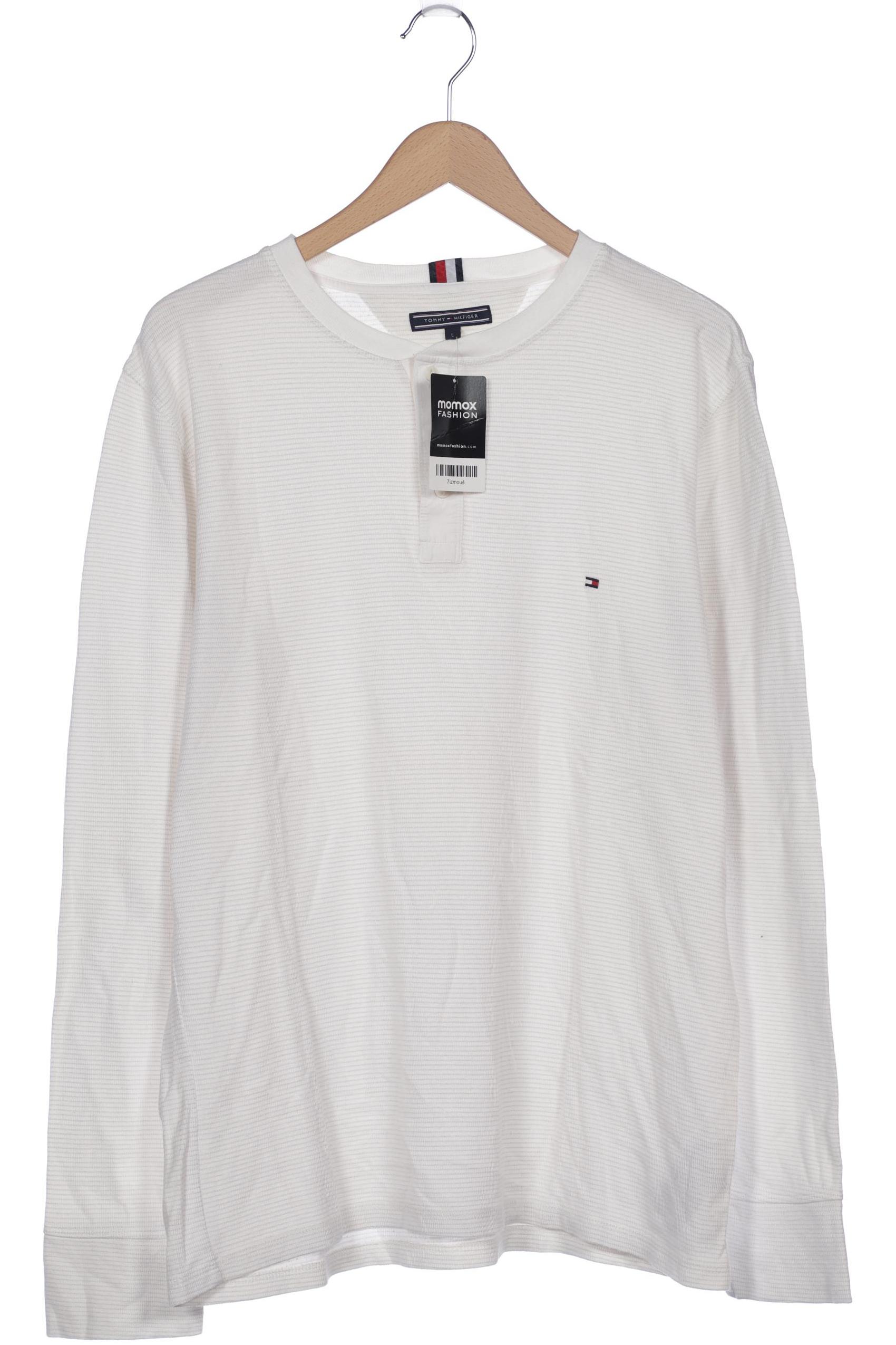 

Tommy Hilfiger Herren Langarmshirt, weiß