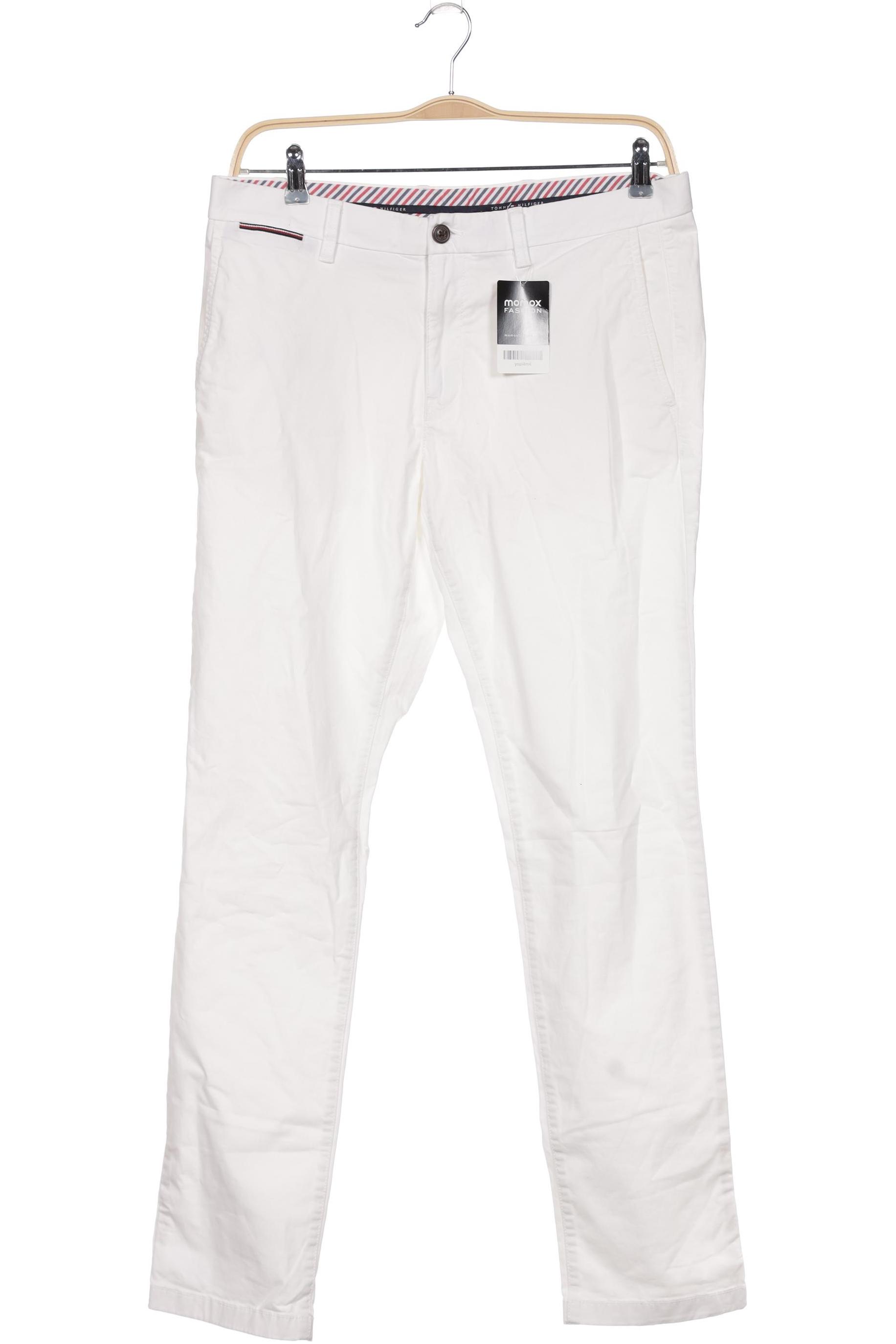 

Tommy Hilfiger Herren Stoffhose, weiß, Gr. 34