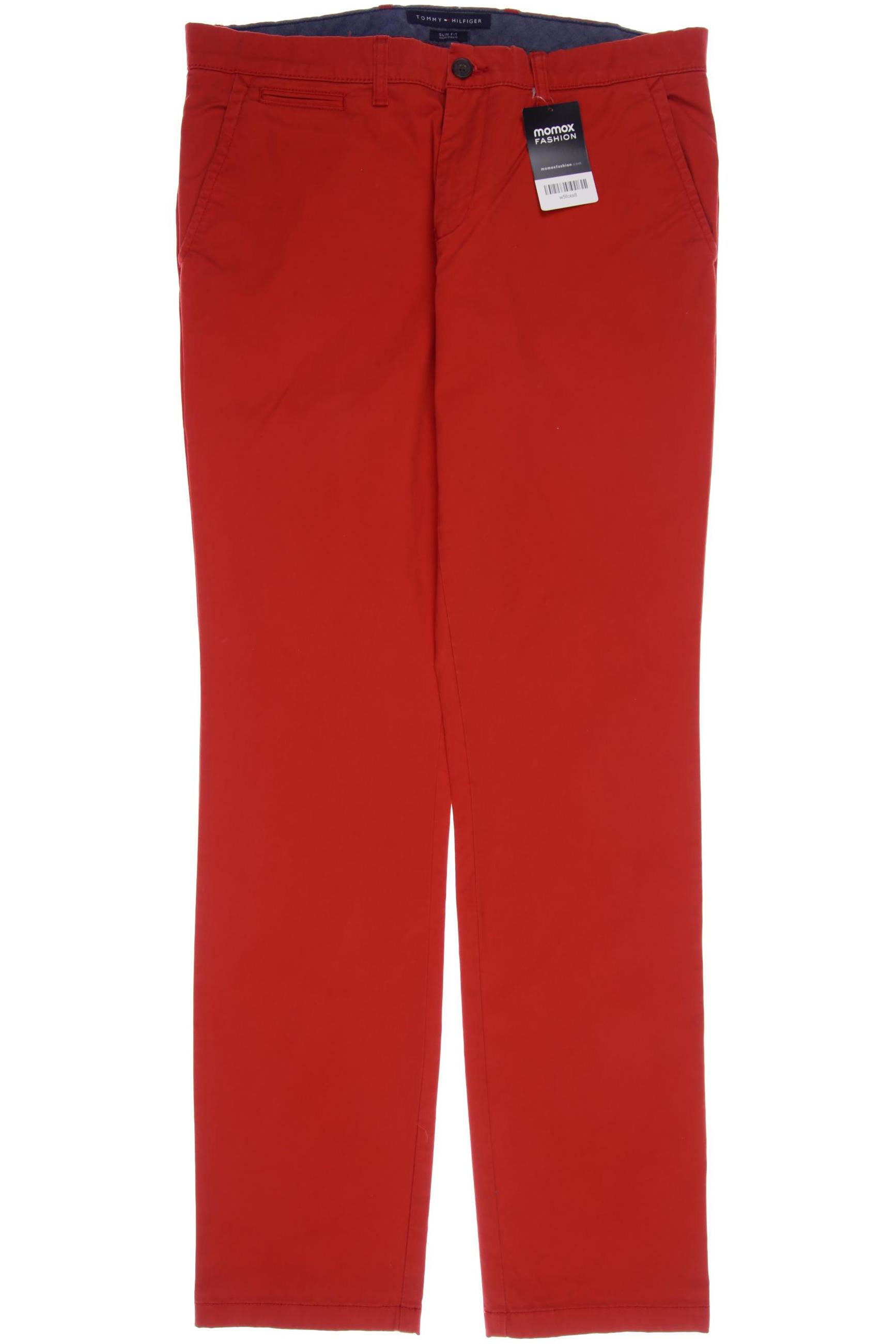 

Tommy Hilfiger Herren Stoffhose, rot
