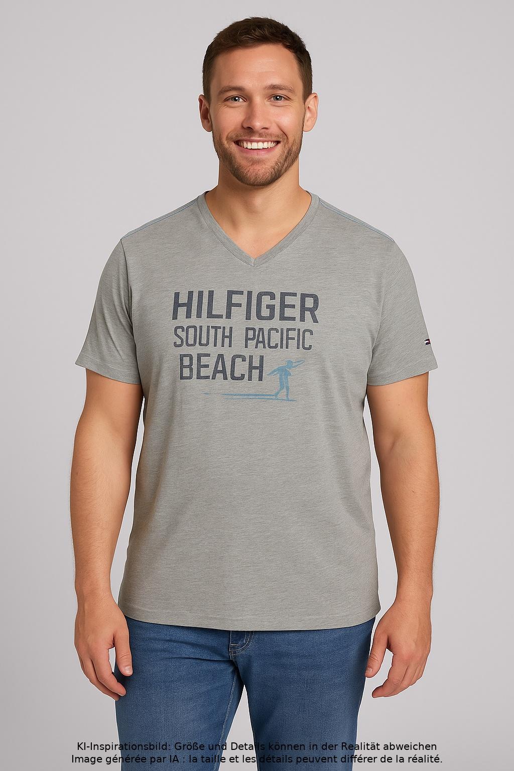 

Tommy Hilfiger Herren T-Shirt, grau, Gr. 54