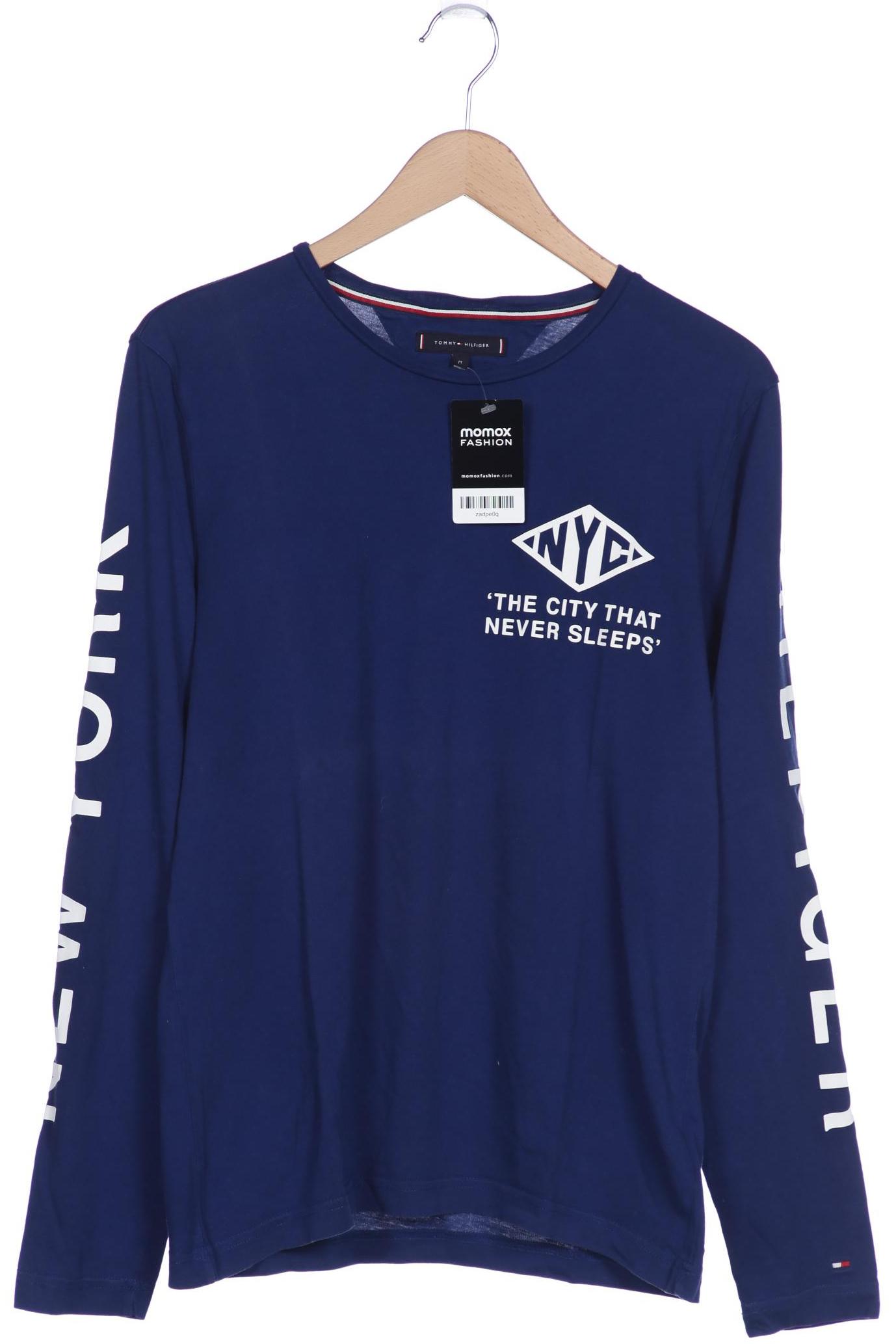 

Tommy Hilfiger Herren Langarmshirt, marineblau