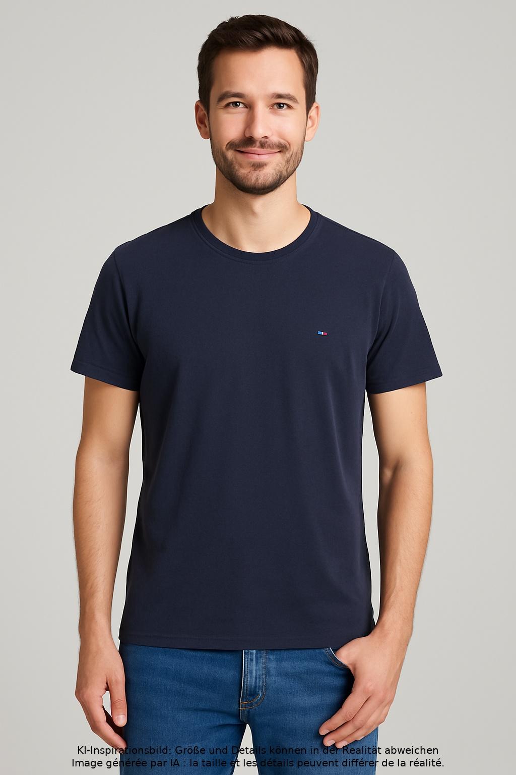 

Tommy Hilfiger Herren T-Shirt, marineblau, Gr. 52