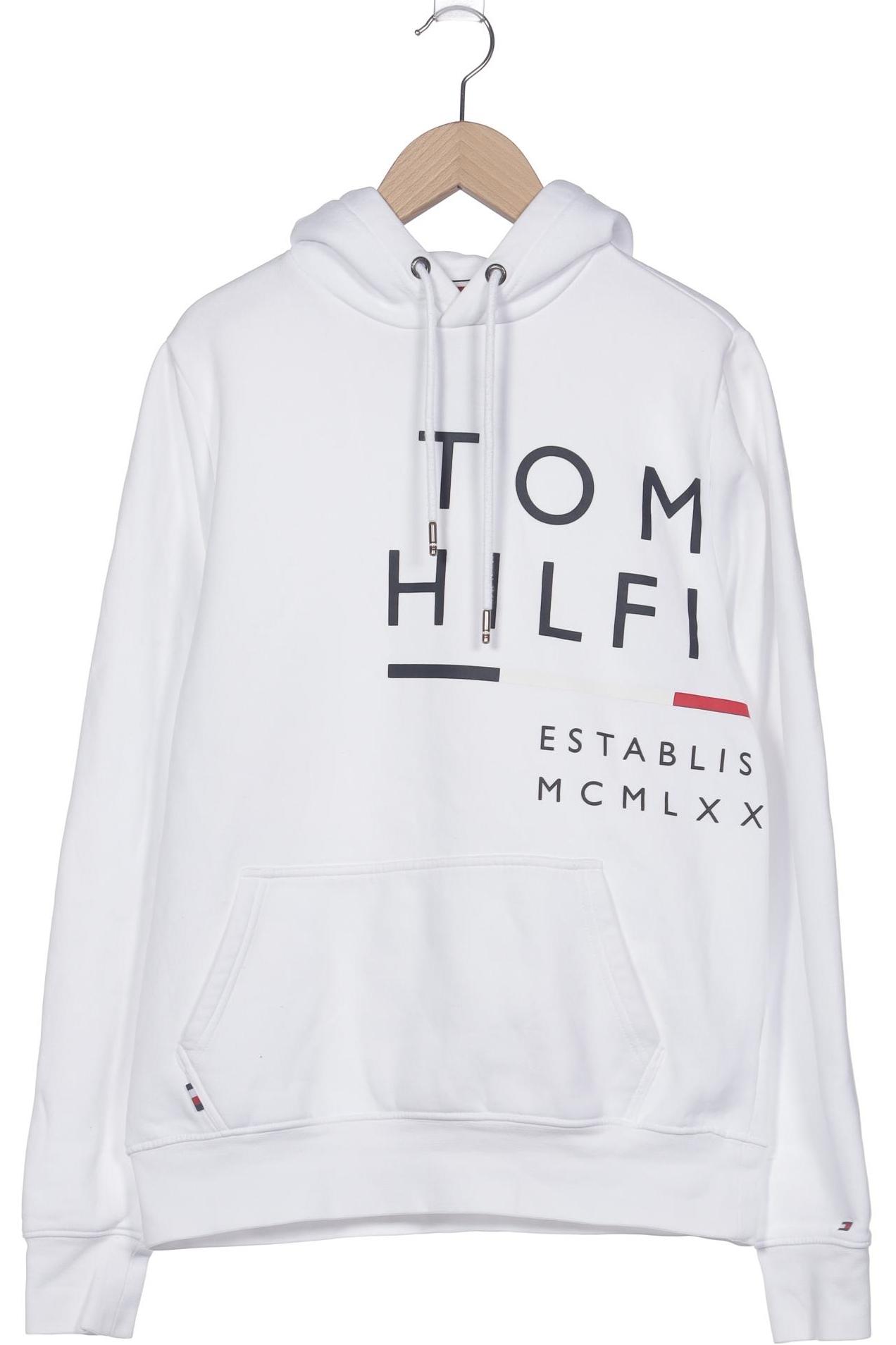 

Tommy Hilfiger Herren Kapuzenpullover, weiß, Gr. 44