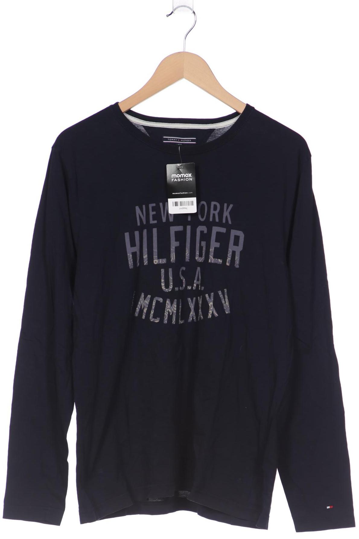

Tommy Hilfiger Herren Langarmshirt, marineblau