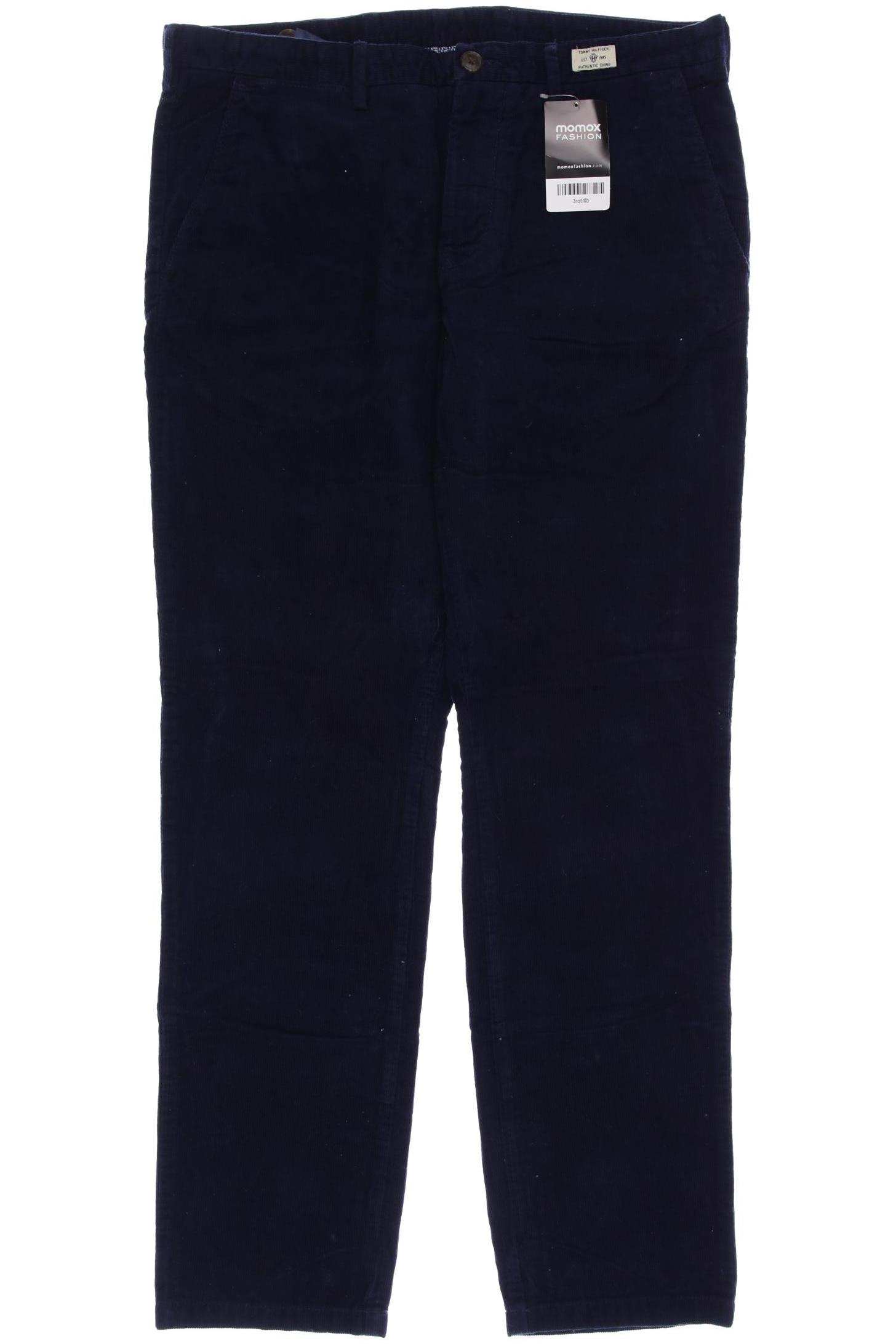 

Tommy Hilfiger Herren Stoffhose, marineblau, Gr. 34