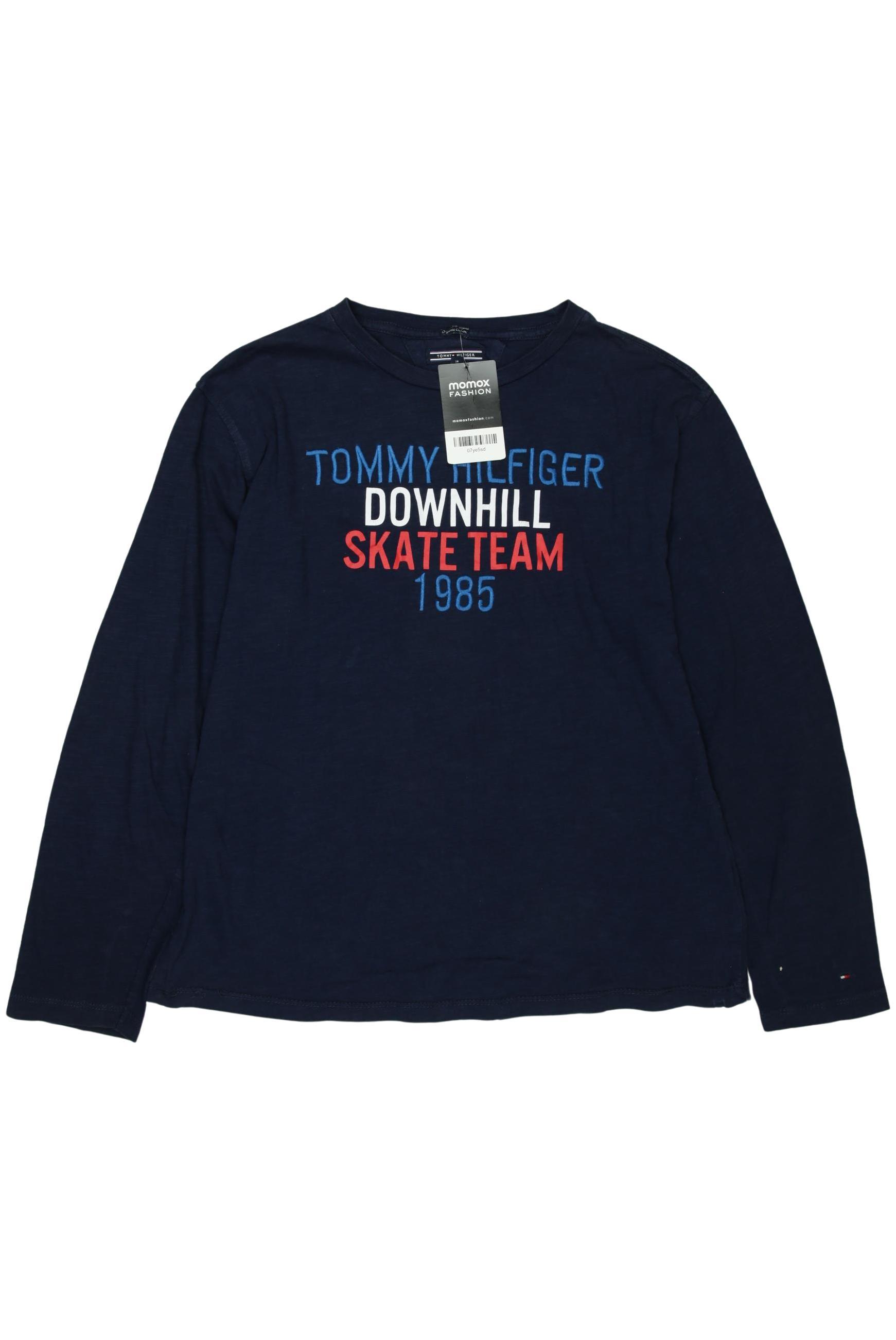 

Tommy Hilfiger Herren Langarmshirt, marineblau, Gr. 164