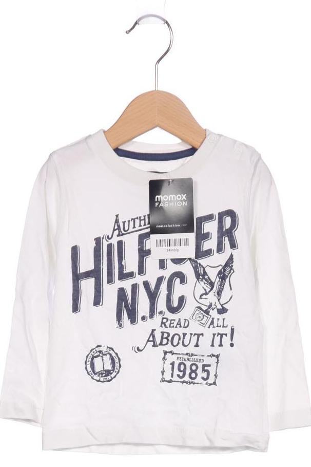 

Tommy Hilfiger Herren Langarmshirt, weiß, Gr. 80