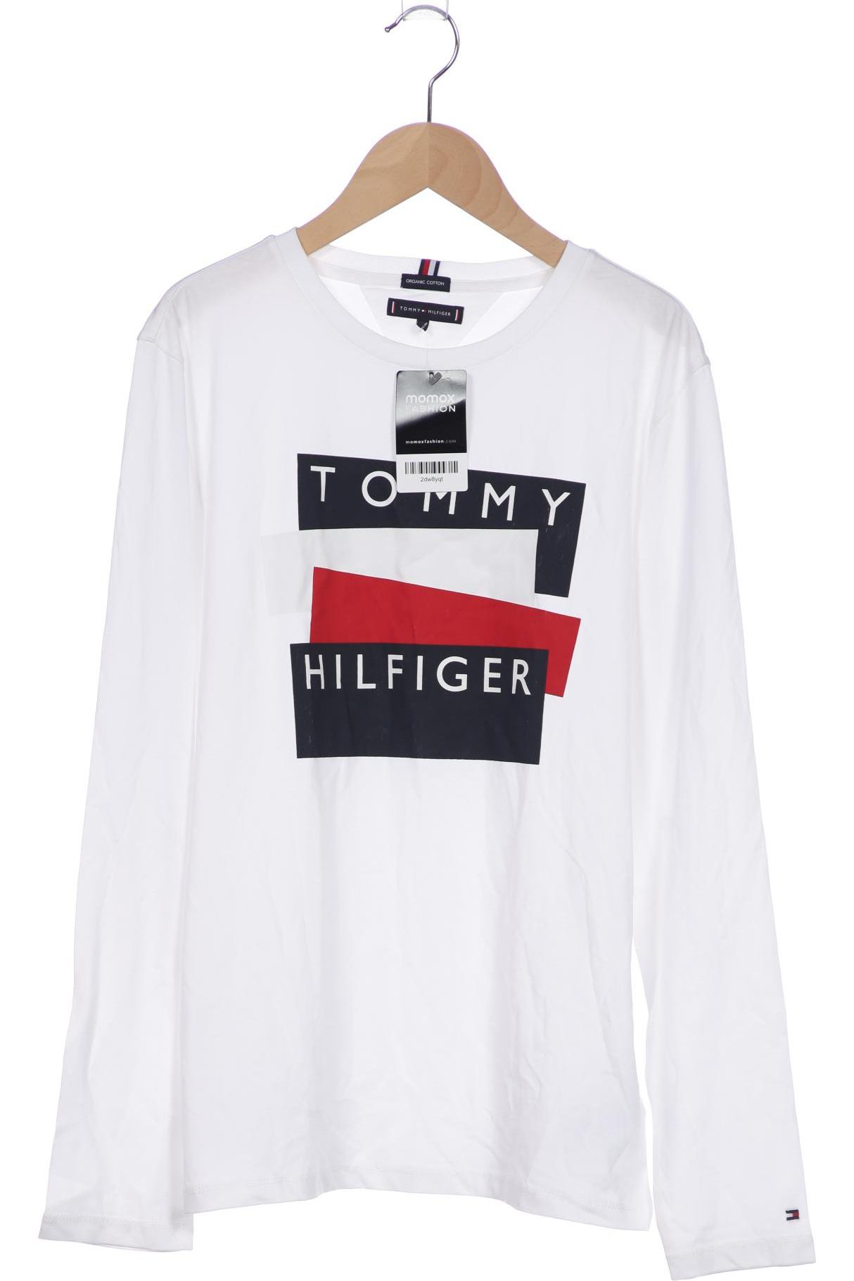 

Tommy Hilfiger Herren Langarmshirt, weiß, Gr. 176