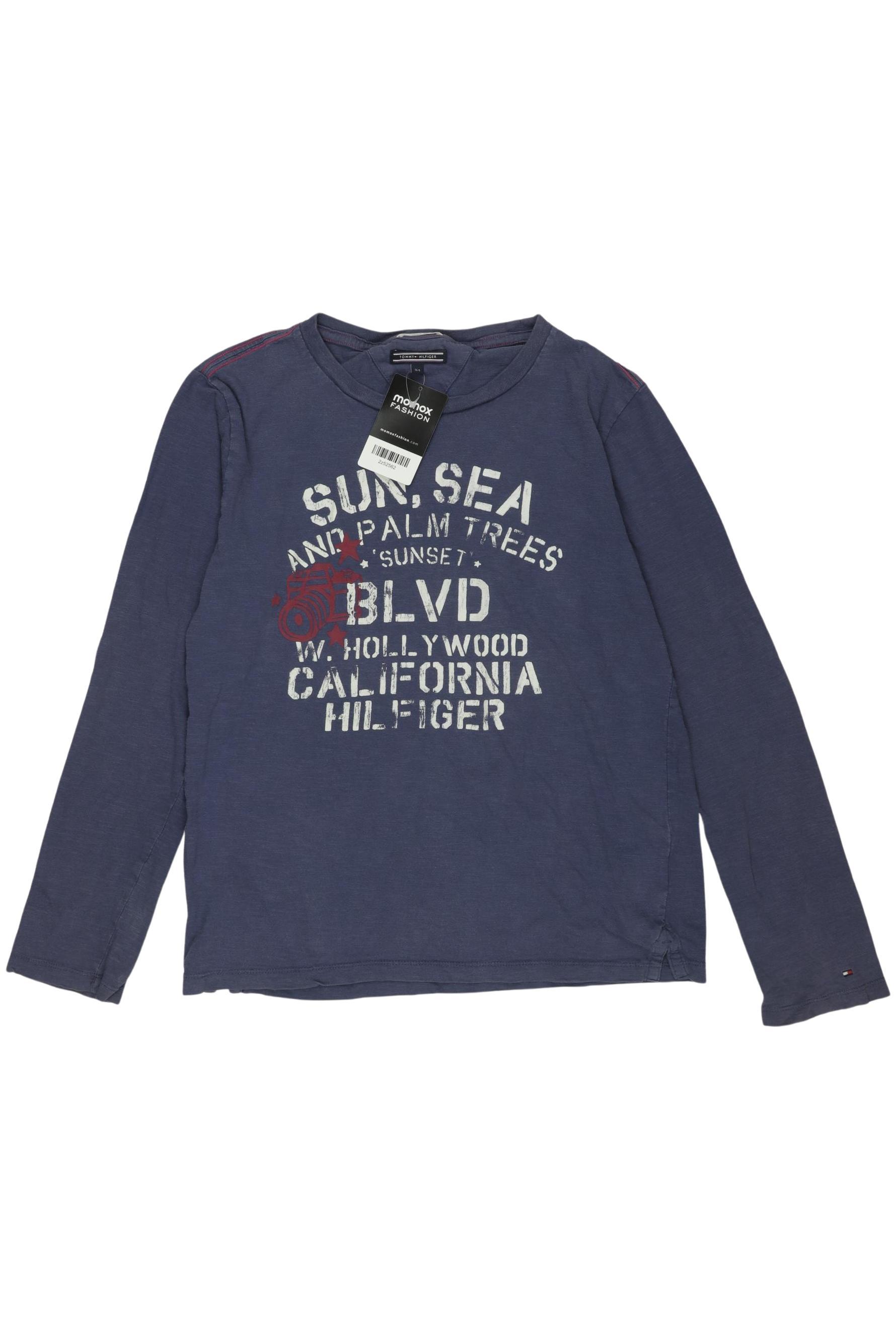 

Tommy Hilfiger Herren Langarmshirt, marineblau, Gr. 164