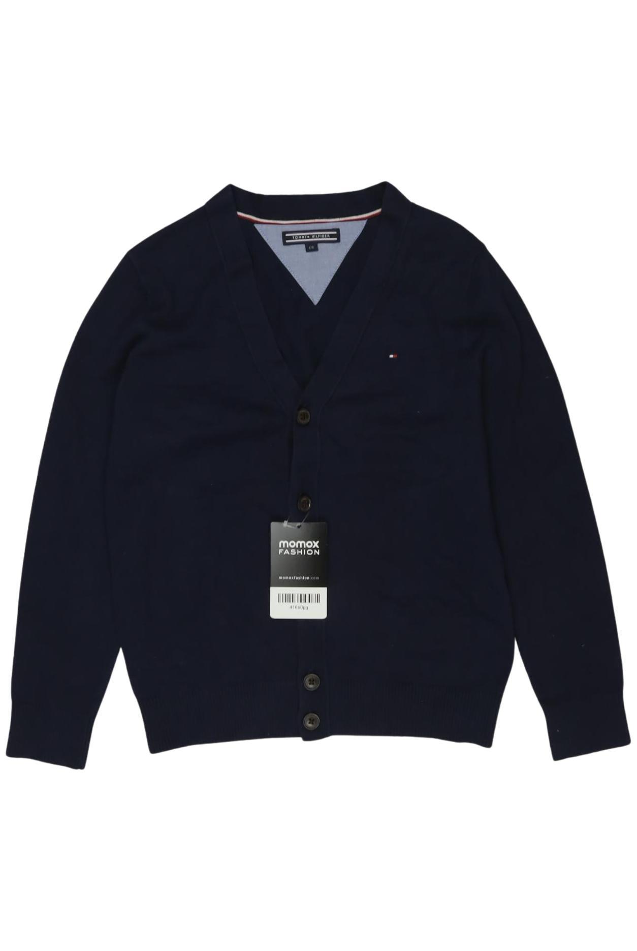 

Tommy Hilfiger Jungen Strickjacke, marineblau, Gr. 128
