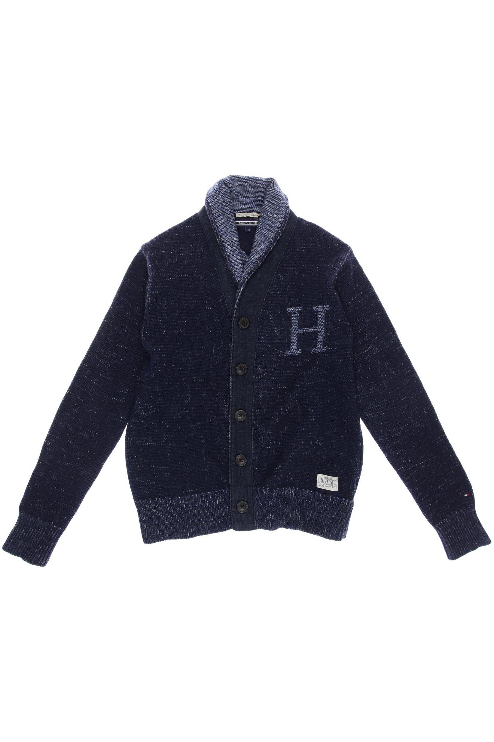 

Tommy Hilfiger Herren Strickjacke, marineblau, Gr. 140
