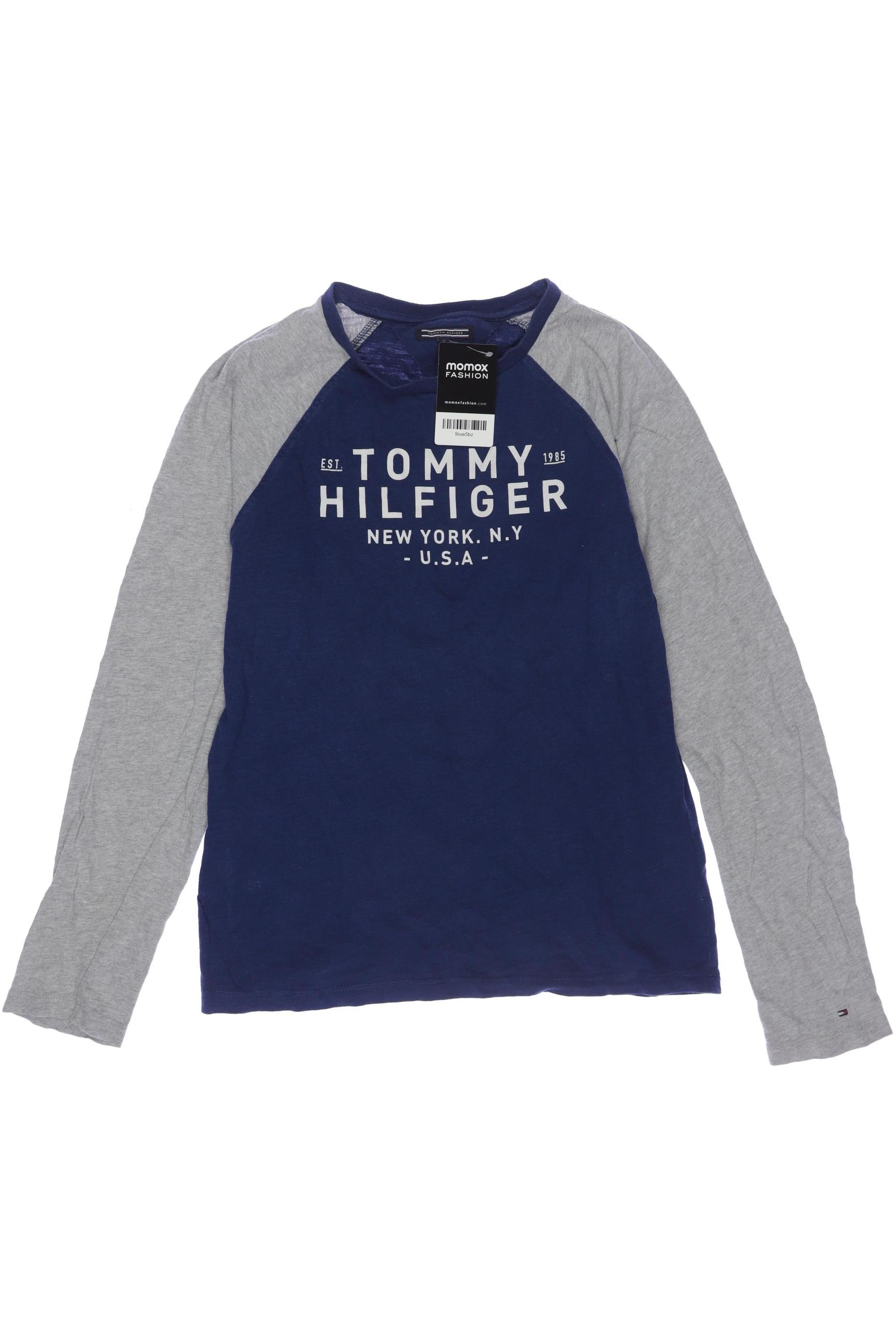 

Tommy Hilfiger Herren Langarmshirt, marineblau, Gr. 164