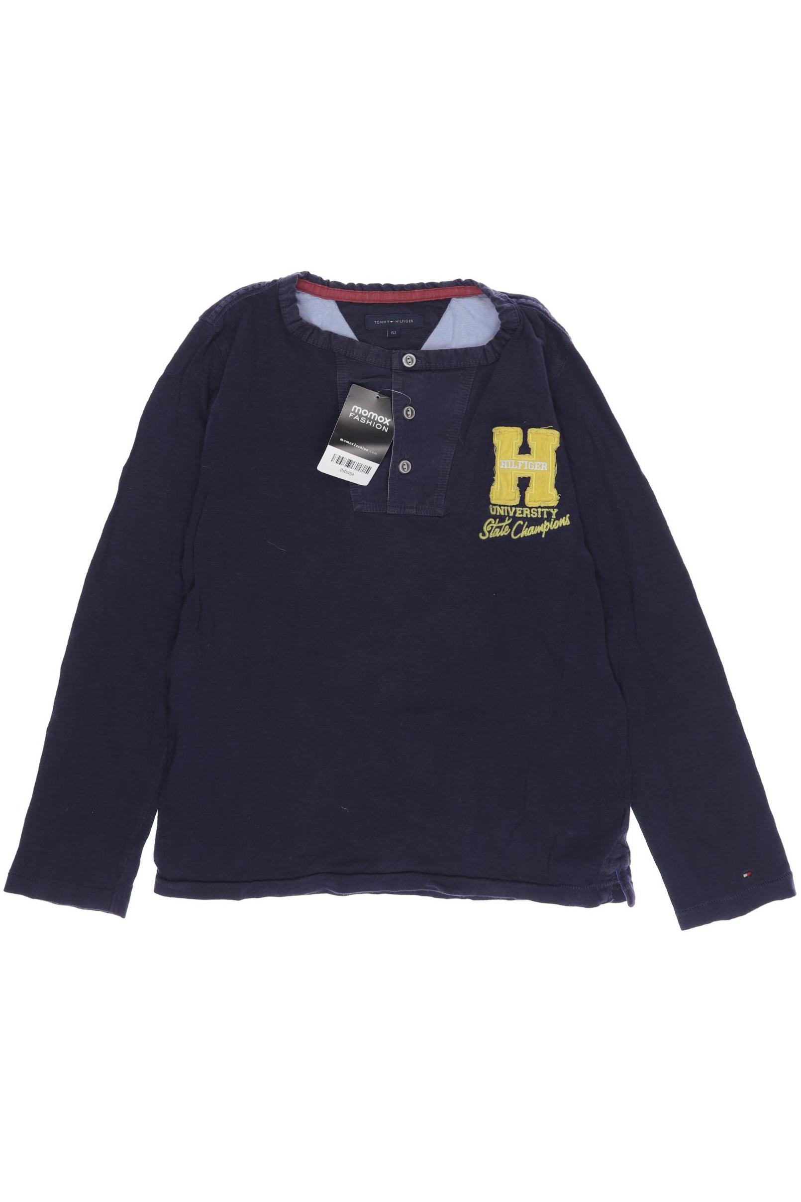 

Tommy Hilfiger Herren Langarmshirt, marineblau, Gr. 152