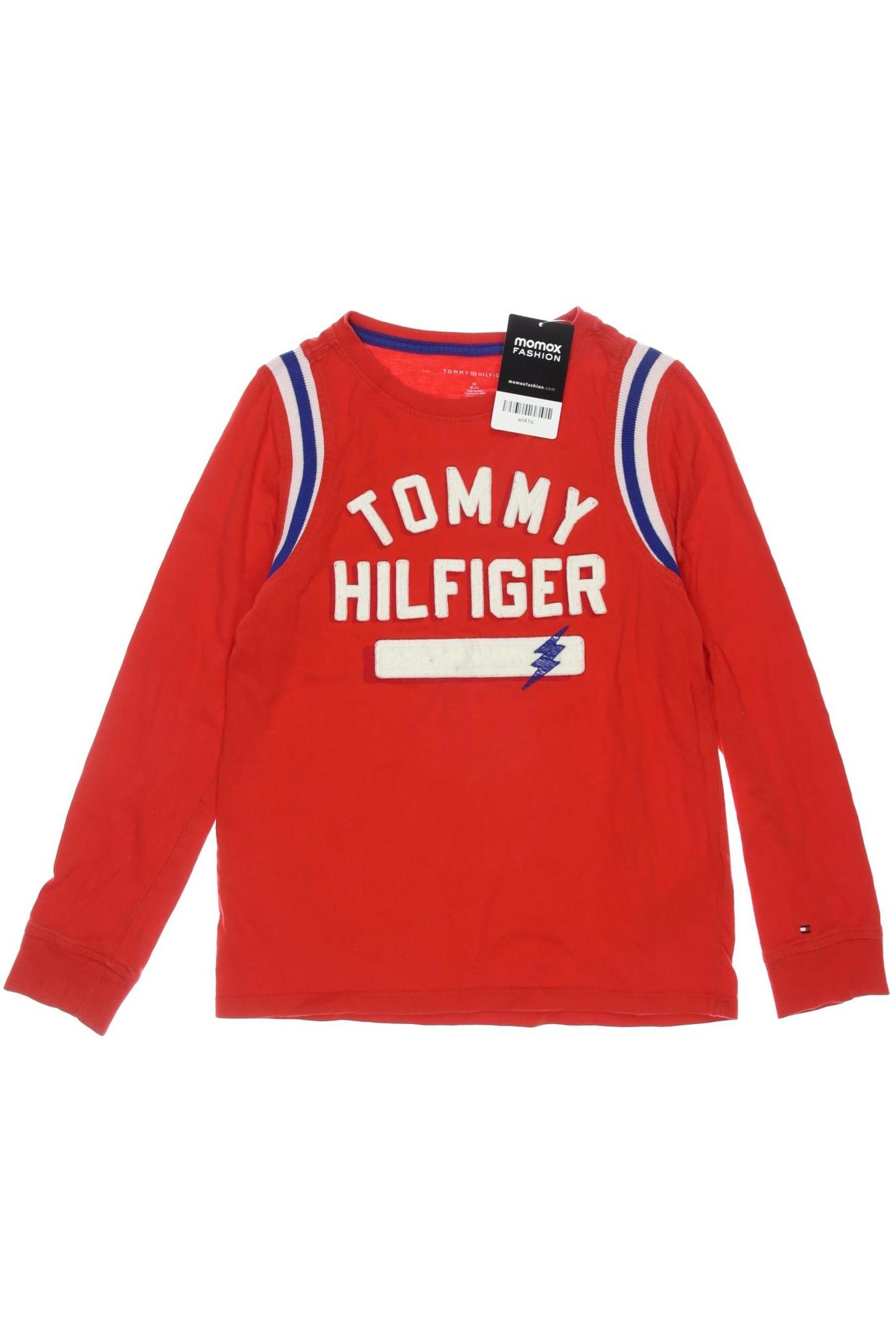 

Tommy Hilfiger Herren Langarmshirt, rot, Gr. 146
