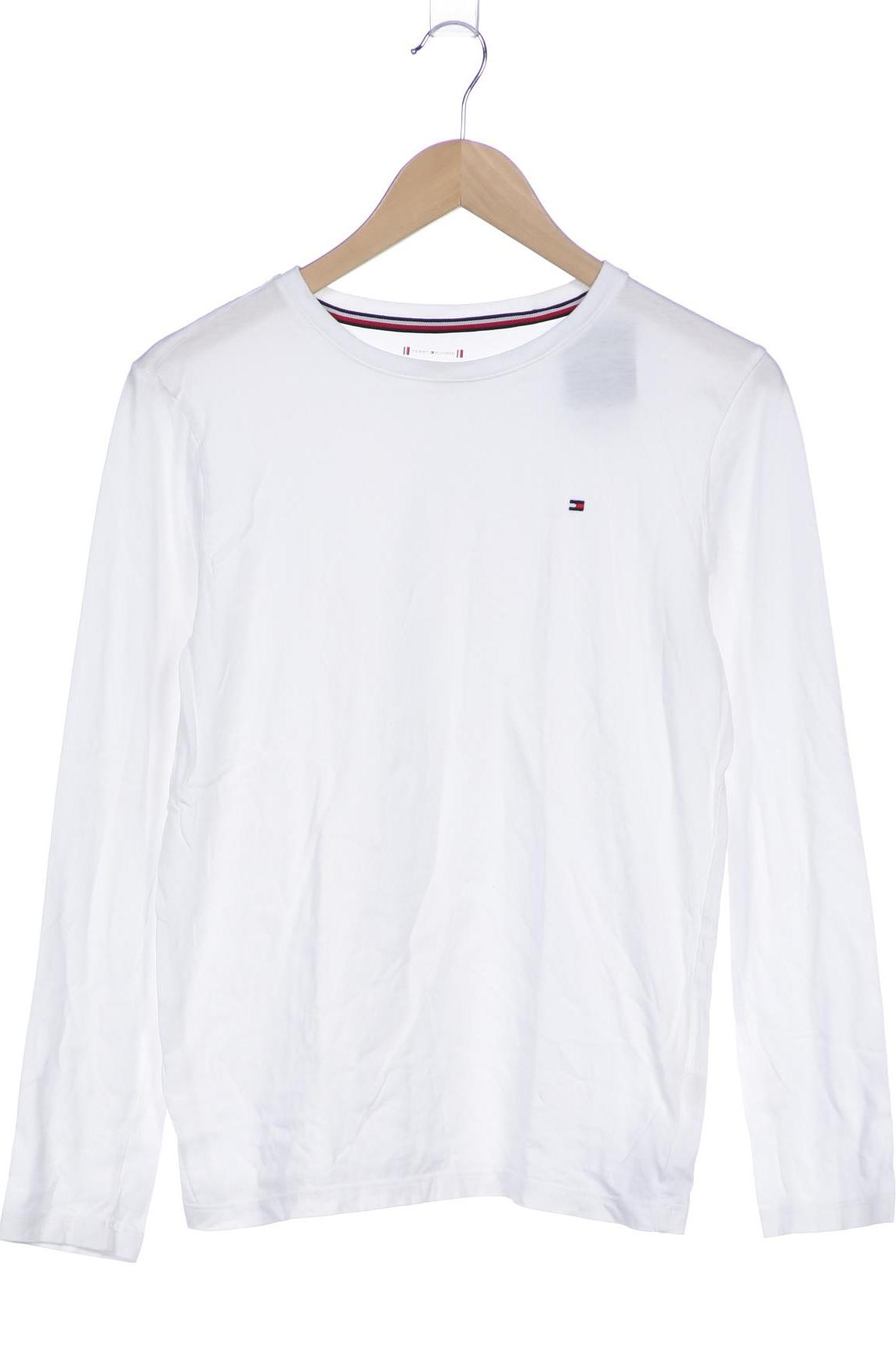 

Tommy Hilfiger Herren Langarmshirt, weiß, Gr. 164