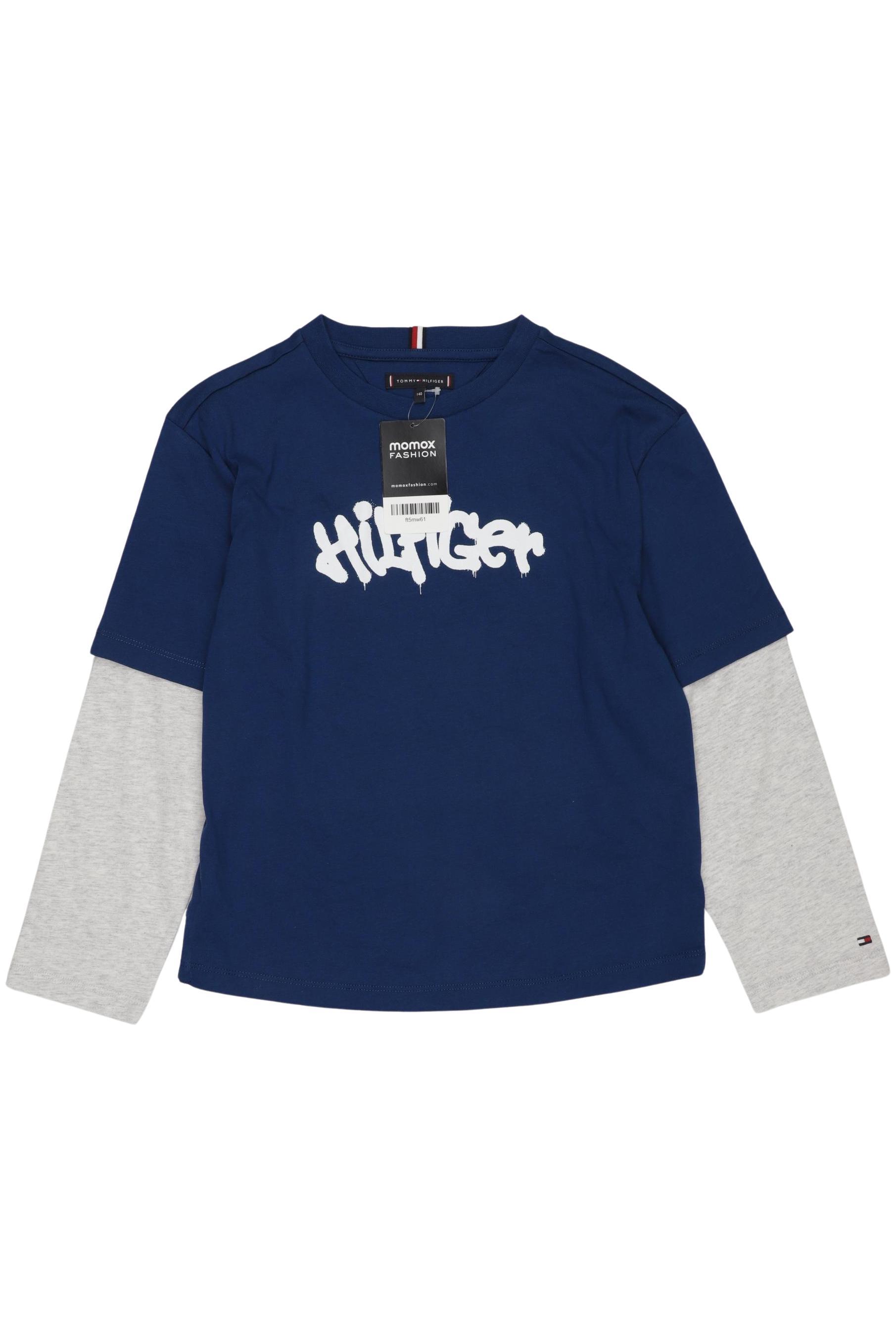 

Tommy Hilfiger Herren Langarmshirt, blau, Gr. 140