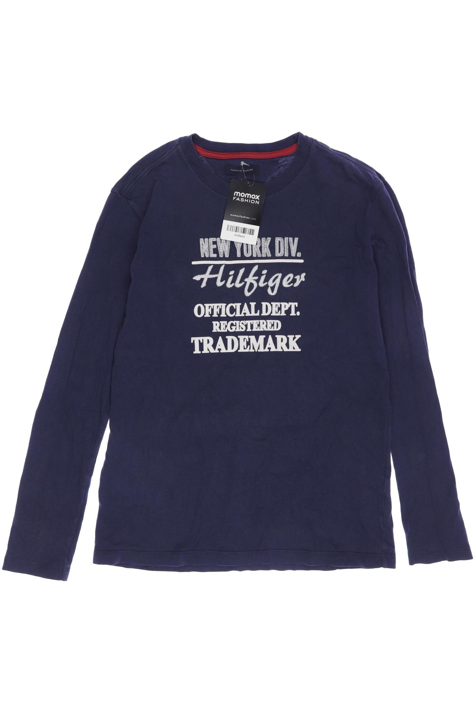 

Tommy Hilfiger Herren Langarmshirt, marineblau, Gr. 152