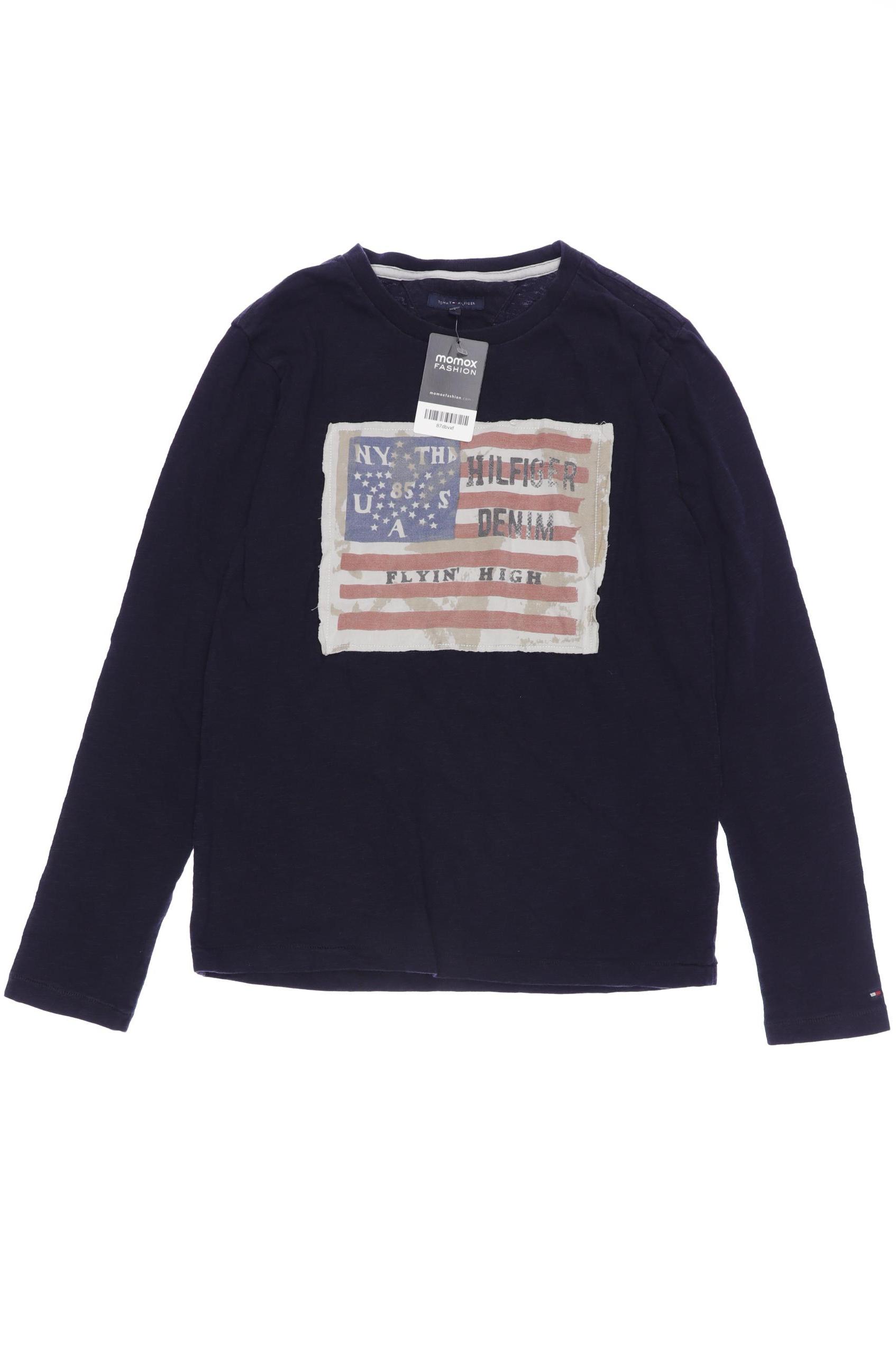 

Tommy Hilfiger Herren Langarmshirt, marineblau, Gr. 164