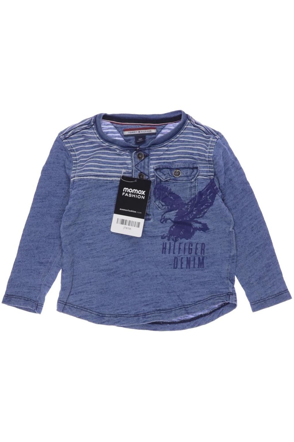 

Tommy Hilfiger Herren Langarmshirt, blau, Gr. 86
