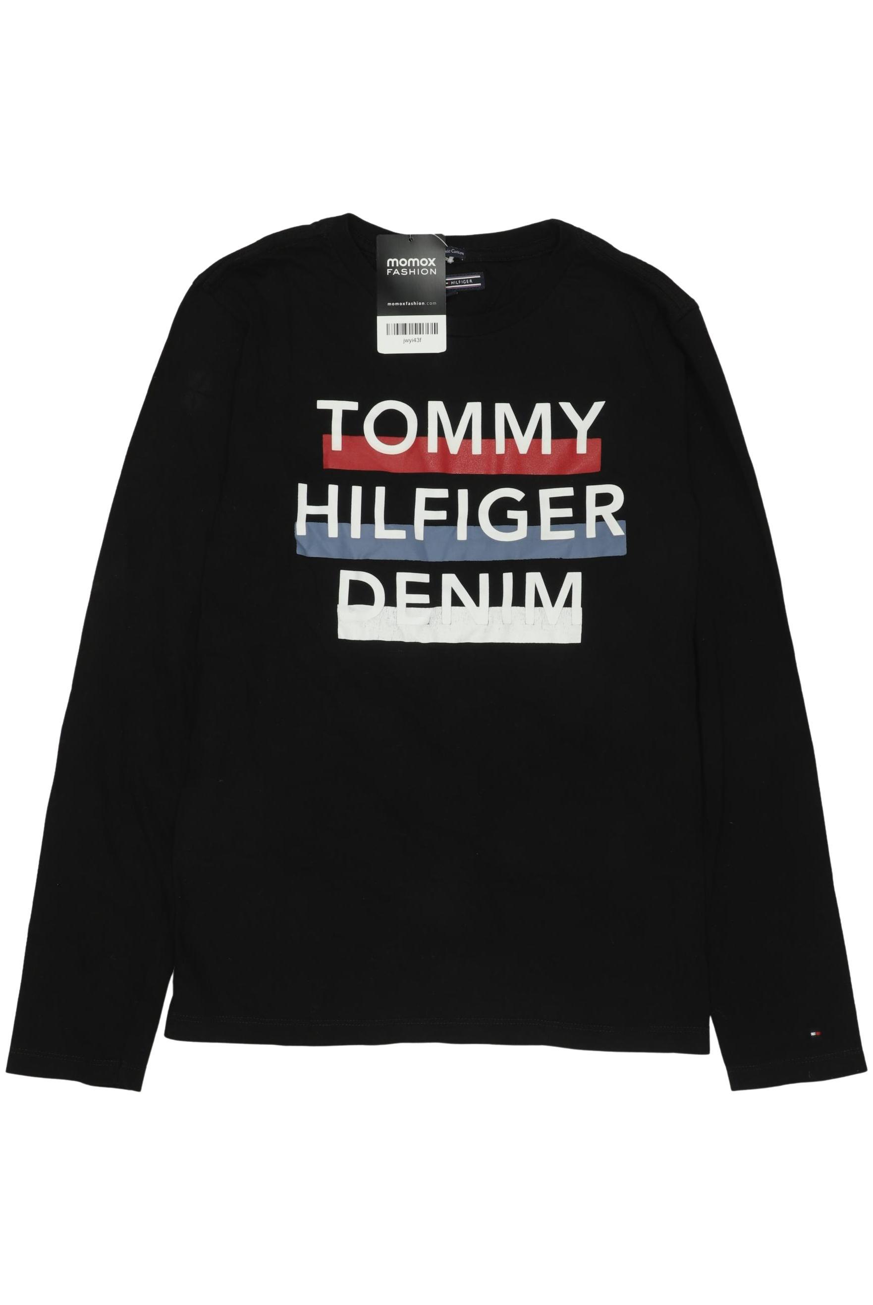 

Tommy Hilfiger Herren Langarmshirt, schwarz, Gr. 164