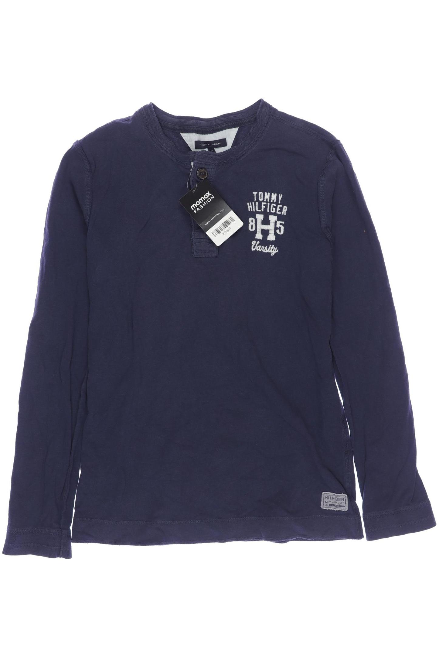 

Tommy Hilfiger Herren Langarmshirt, marineblau, Gr. 164