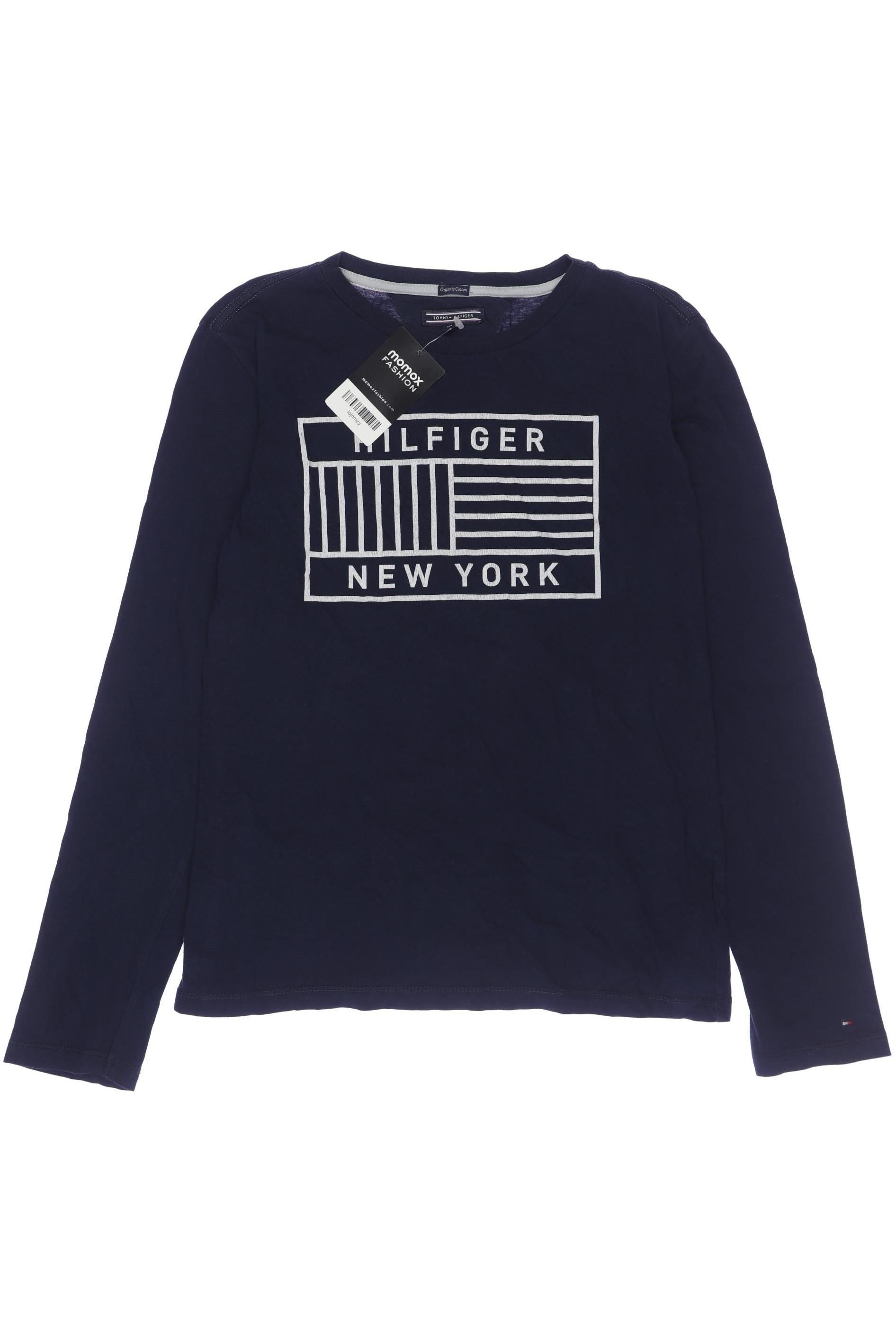 

Tommy Hilfiger Herren Langarmshirt, marineblau, Gr. 164