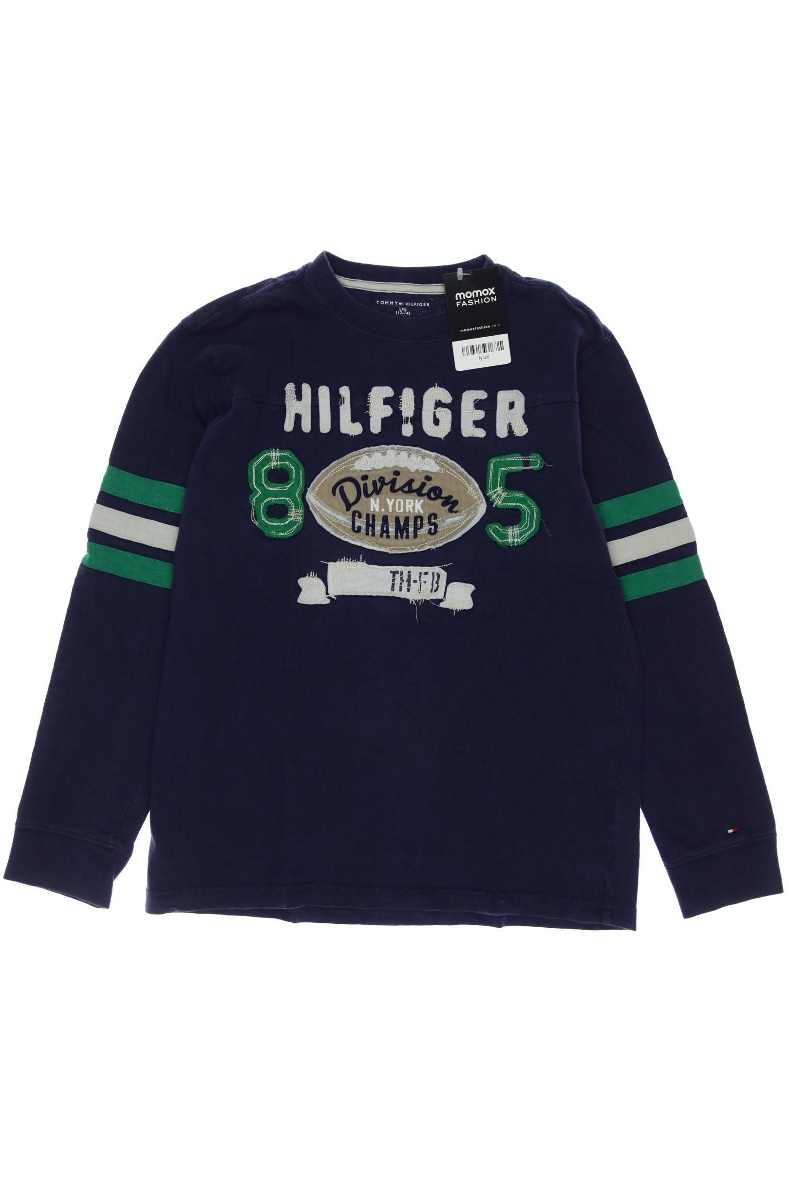 

Tommy Hilfiger Herren Langarmshirt, marineblau, Gr. 158