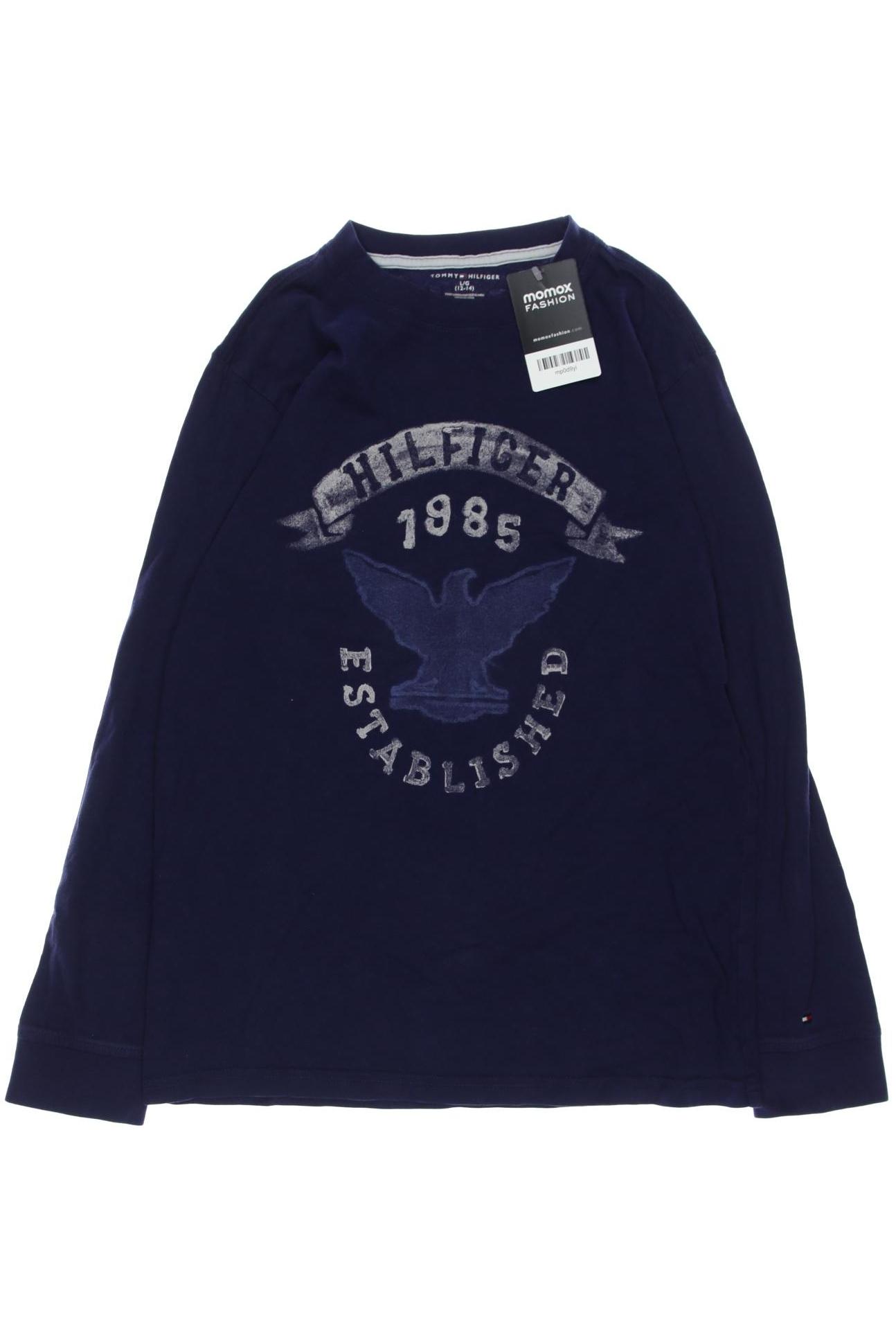 

Tommy Hilfiger Herren Langarmshirt, marineblau, Gr. 152
