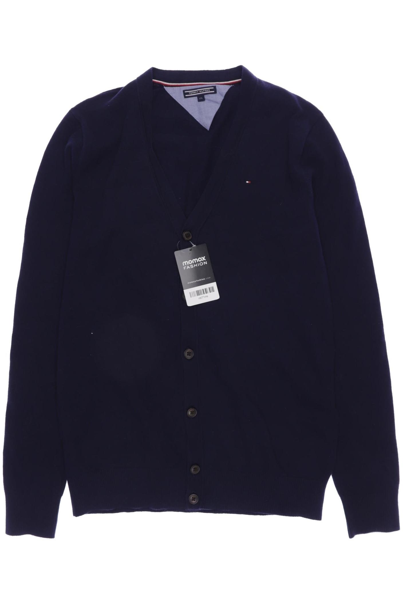 

Tommy Hilfiger Herren Strickjacke, marineblau, Gr. 176