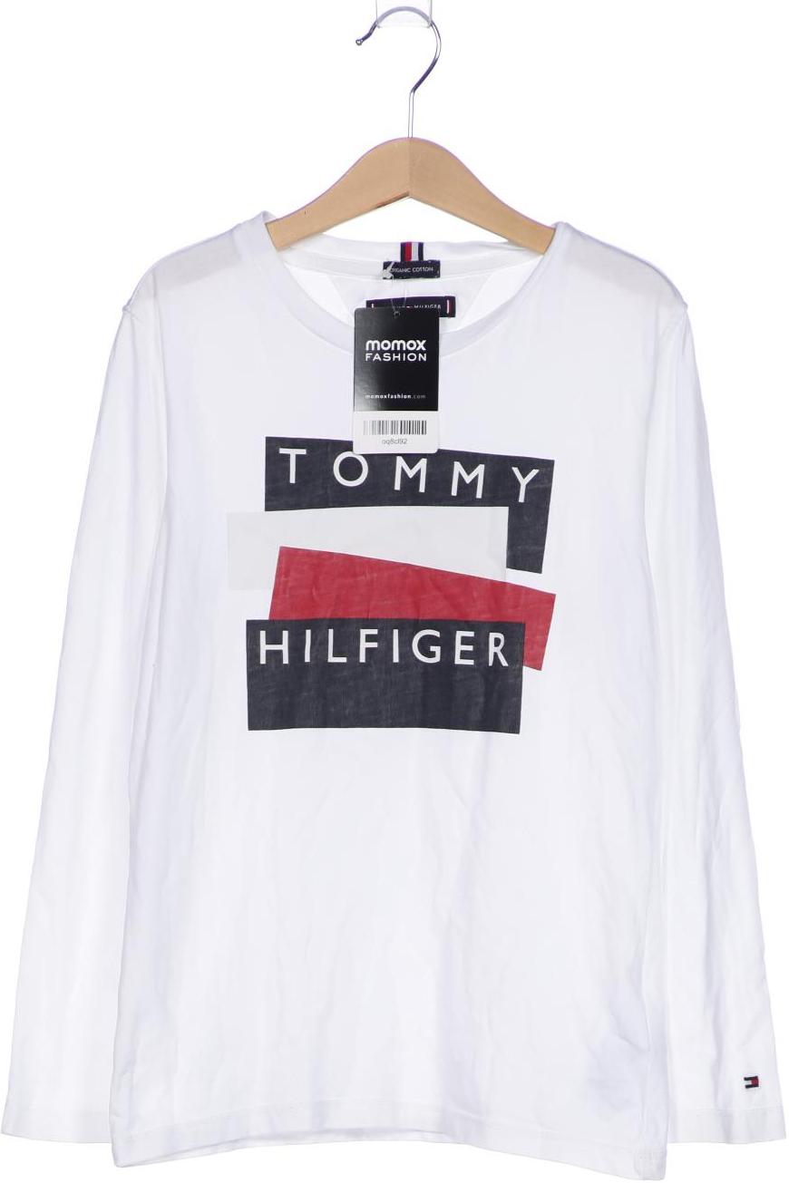 

Tommy Hilfiger Herren Langarmshirt, weiß, Gr. 122