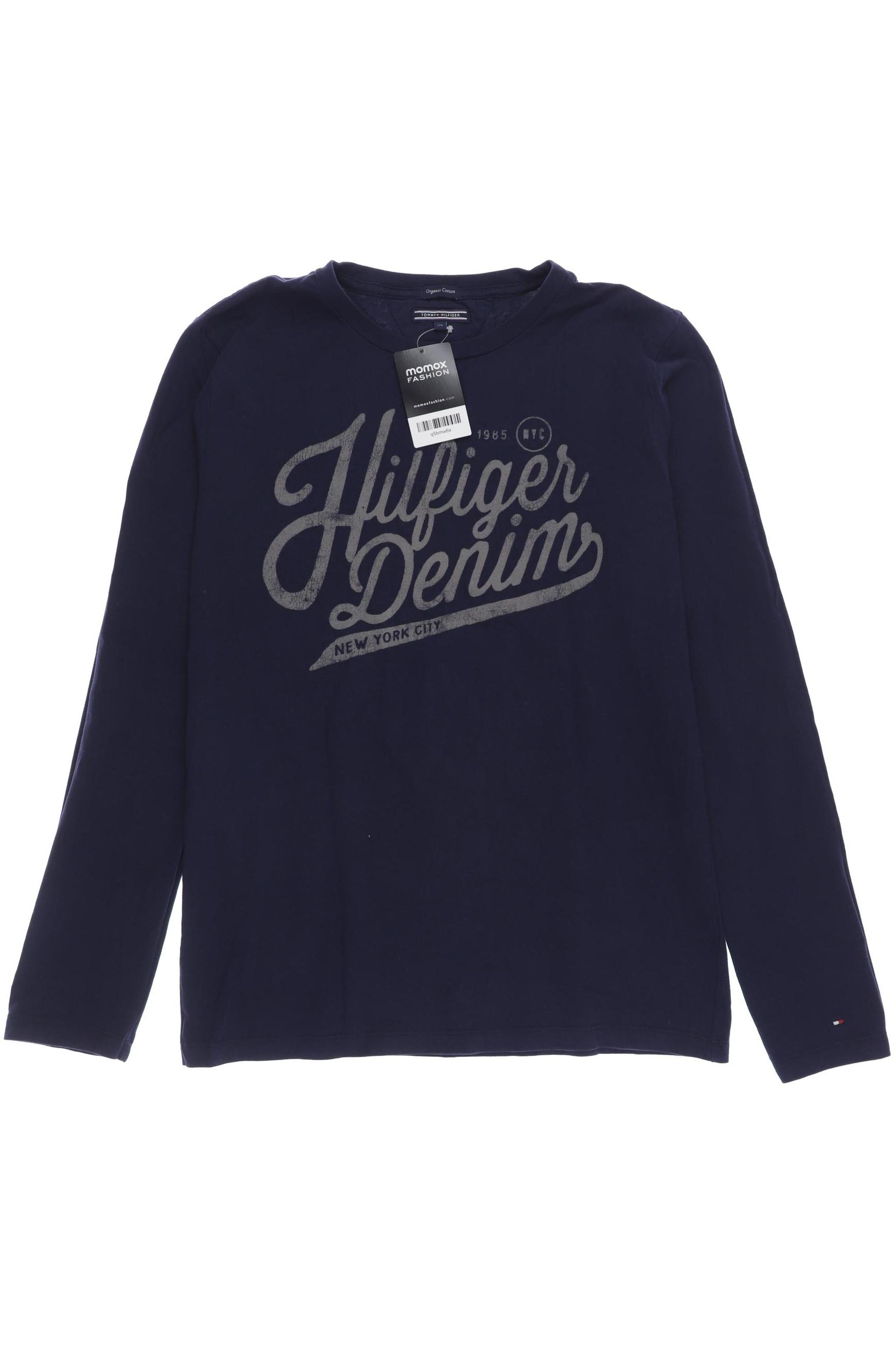 

Tommy Hilfiger Herren Langarmshirt, marineblau, Gr. 176